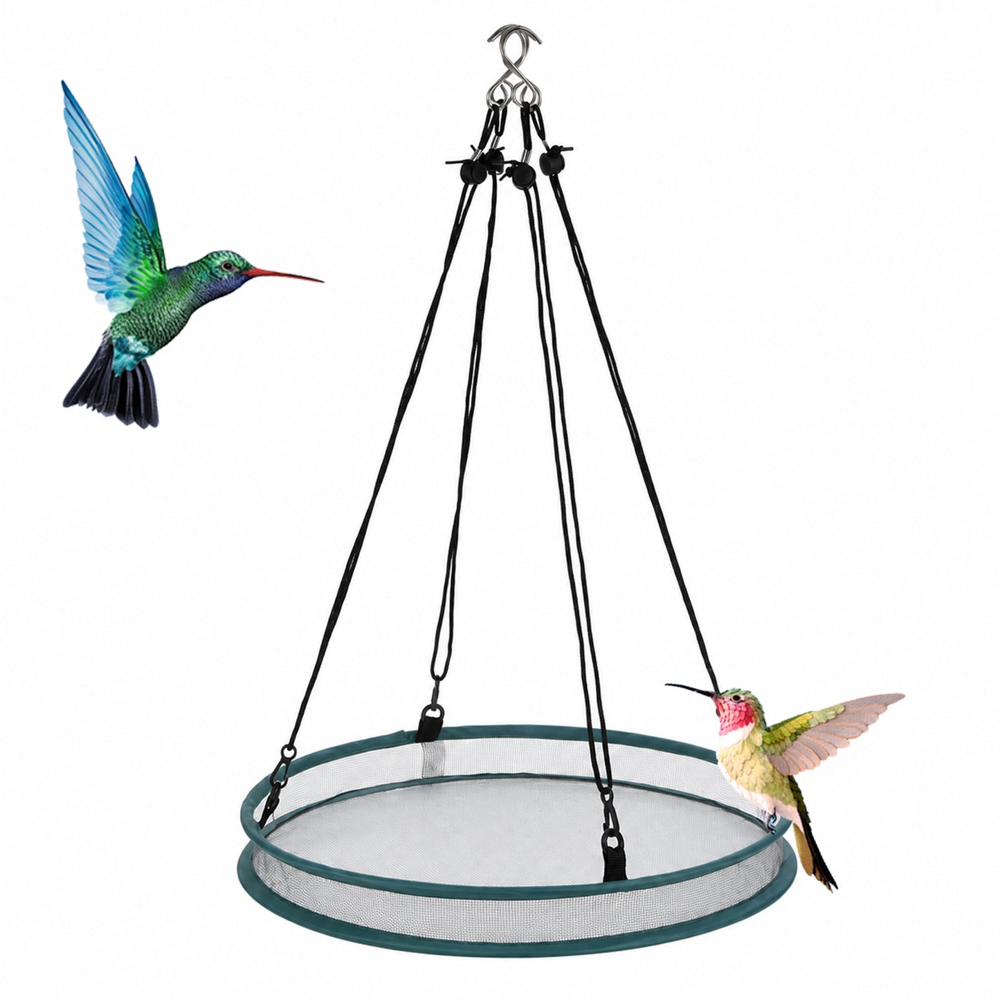 Xinjoduz 1 PCS 40 cm Adjustable Mesh Universal Wild Bird Seed Catcher Tray