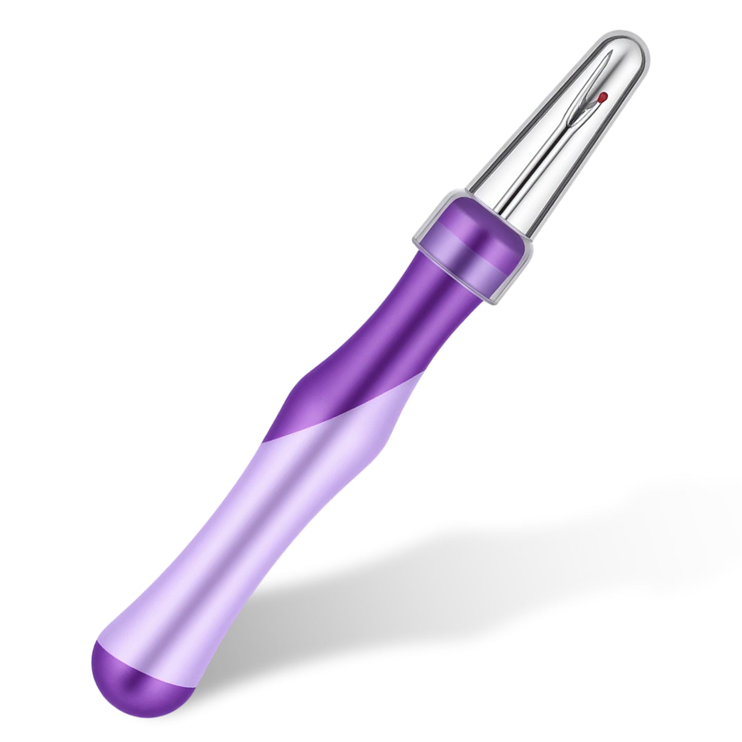 Ouligay Needle and Thread Seam Ripper Stitch Remover Tool Sewing Stitch Remover for Needlepoint Hand Sewing, Knitting, Cross Stitching, Embroidery and Thread Removal Purple