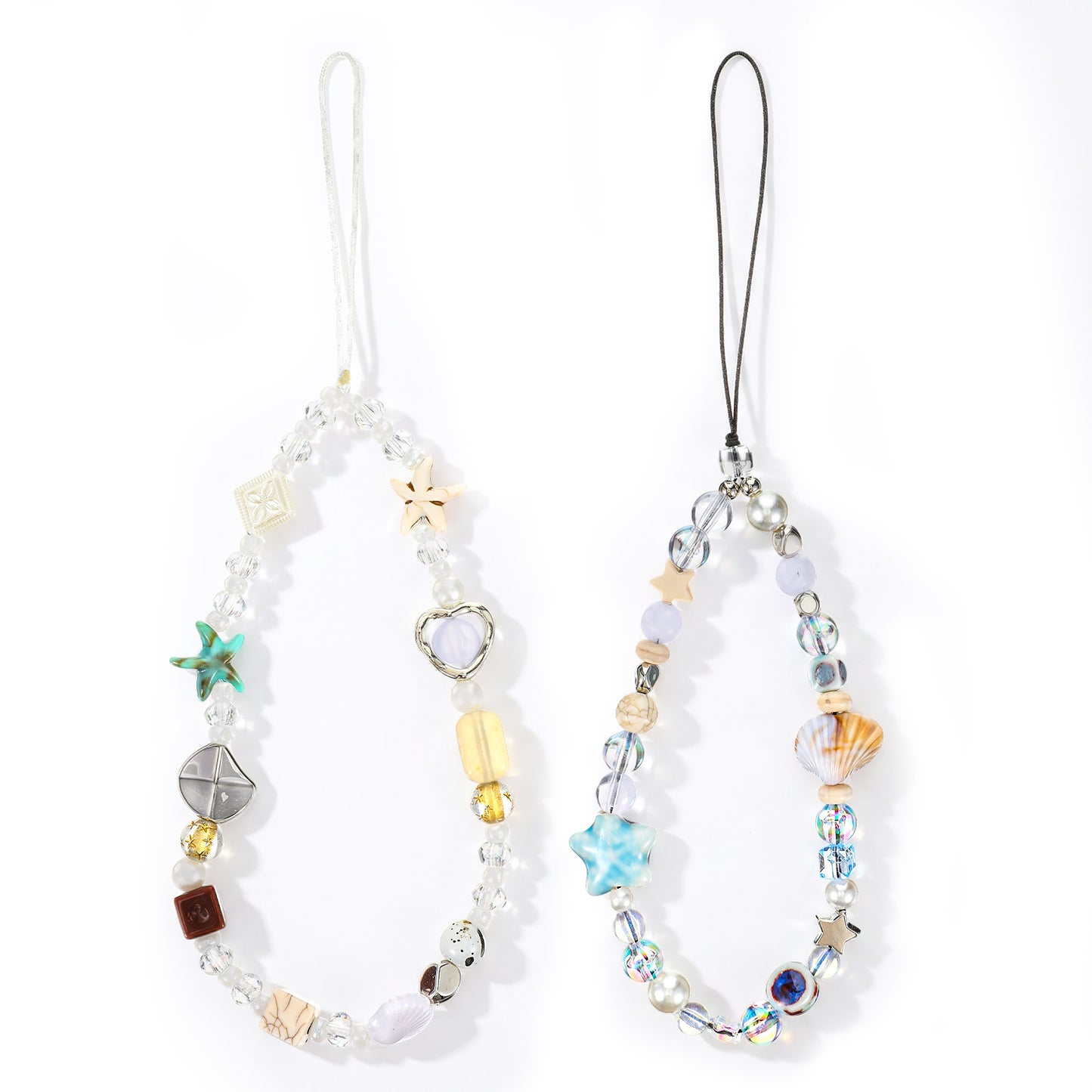 Ouligay Phone Charms Strap Beaded Camera Charm Strap Cute Phone Chain Pearl Camera Lanyard for Bag Case Bags Pendants Decor Keychain Small Gifts for Best Friend Sister