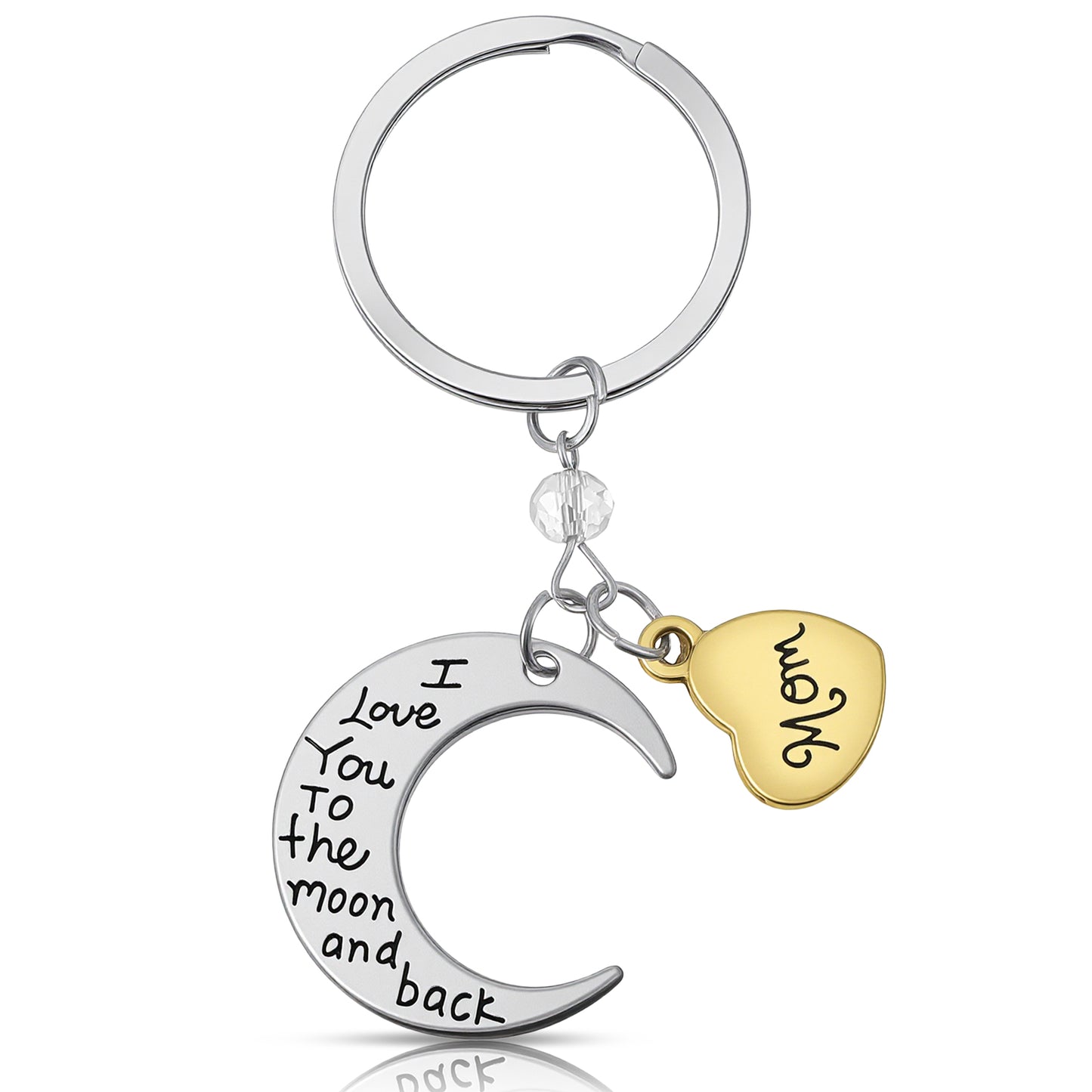 Nogeqi Mother's Day Gifts Birthday Gift for Mom from Daughter Son, Mum Keyring, Love You Mama Gifts Mummy Keyring Present for Mommy