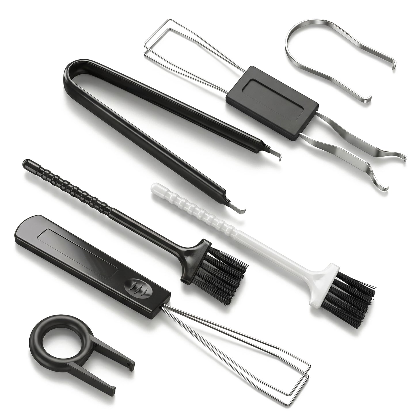 7 Piece Keyboard Cleaning Kit Tool Key Cap Removal Tool, Keyboard Switch Puller, Mechanical Switch Opener, Precision Tweezers, Cleaning Brushes For Deep Cleaning And Easy Component Removal