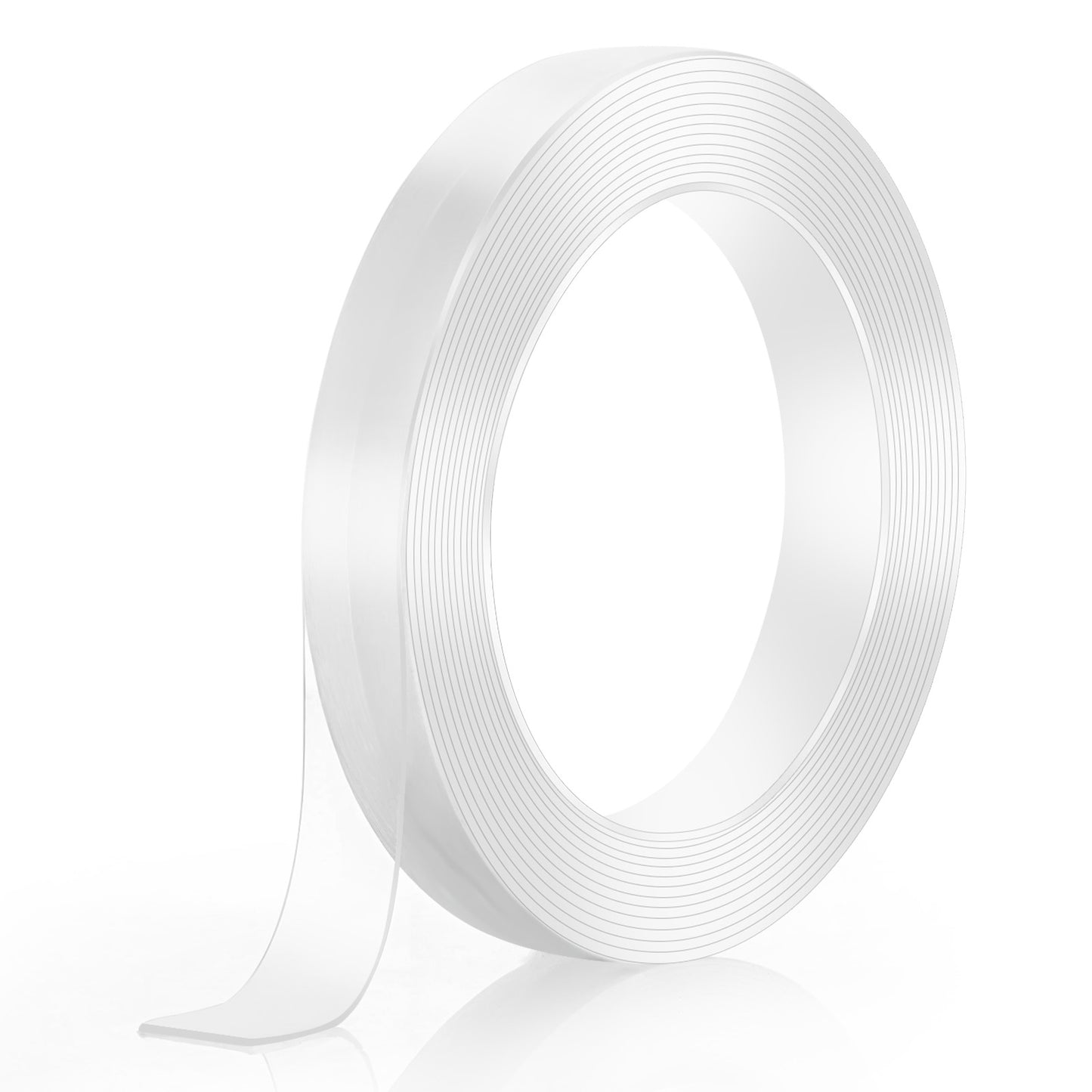 Mabor Double Sided Sticky Tape, 5 m Super Strong Two Sided Nano Mounting Tape, Reusable Waterproof Clear Double Side Adhesive Tape, Removable Tape for Poster Picture Hanging Carpet