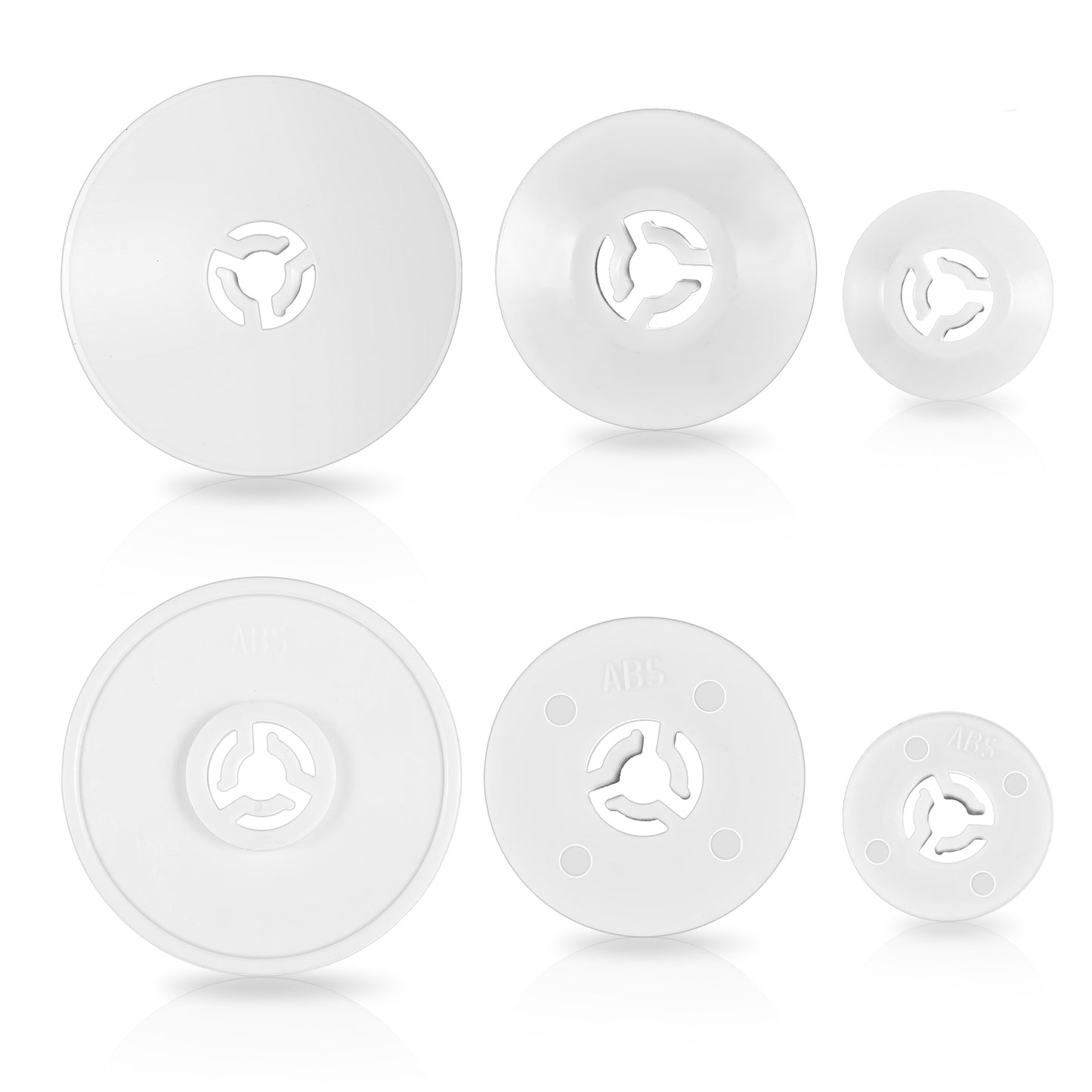6PCS Singer Spool Cap Spool Holder, Sewing Machine Parts Spool Pin Cap Replacement Spool Cap for Brother, Babylock Sewing and Embroidery Machines, 40mm, 30mm and 25mm