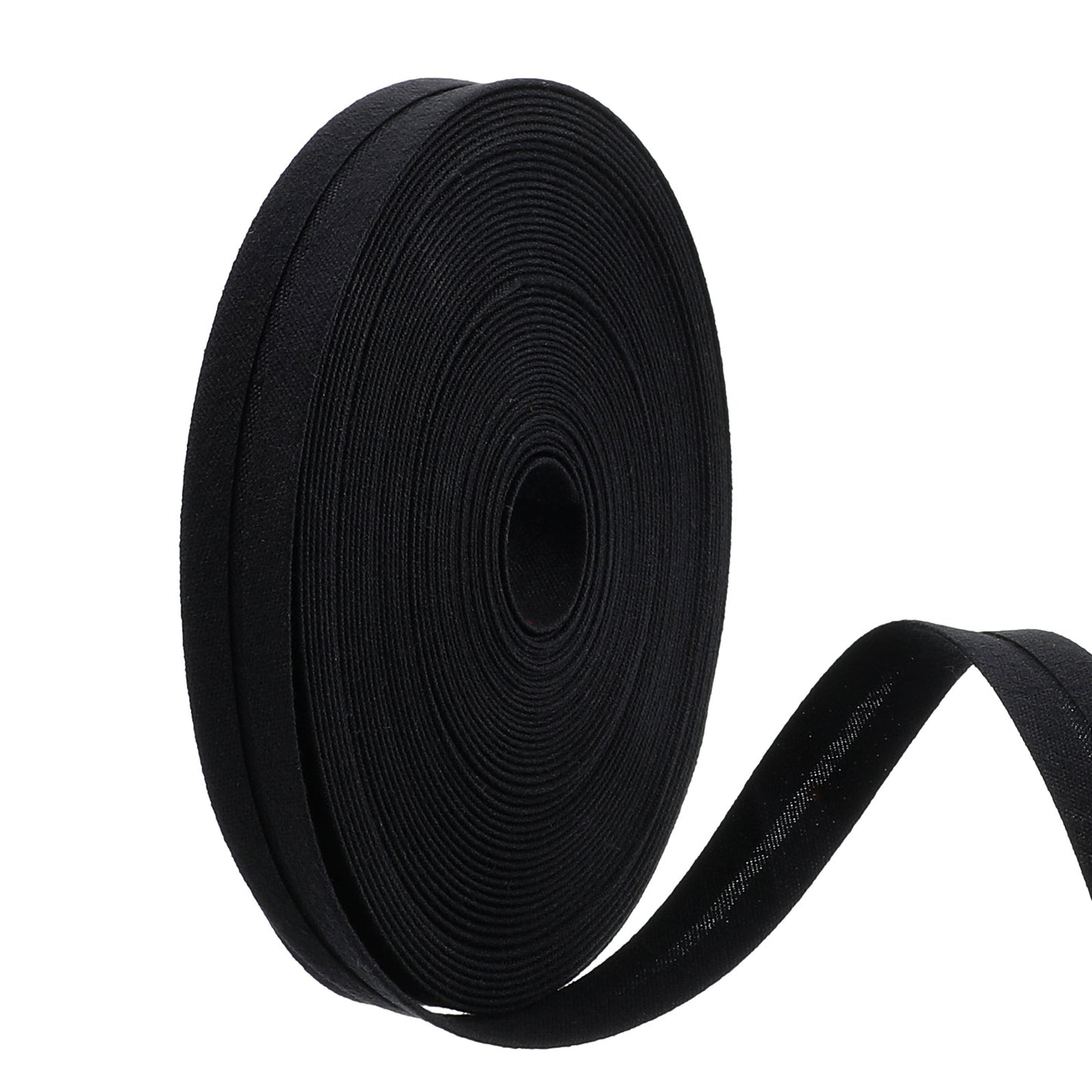 Nogeqi 1/2 Inch Black Bias Tape for Sewing,10 Yards Black Double Fold Bias Tape,Binding Tapes Hemming Tapes for DIY Garment Sewing, Seaming, Piping, Quilting