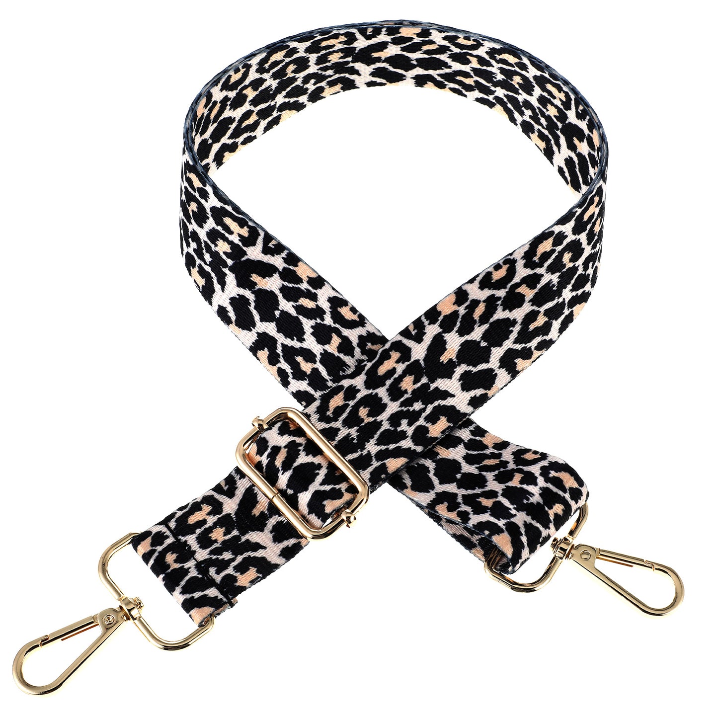 Nogeqi Leopard Purse Strap Adjustable Wide Purse Strap Purse Guitar Strap for Crossbody Crossbody Bag Strap for Purse Replacement Purse Straps Crossbody for Women (1.5 Inches Wide)