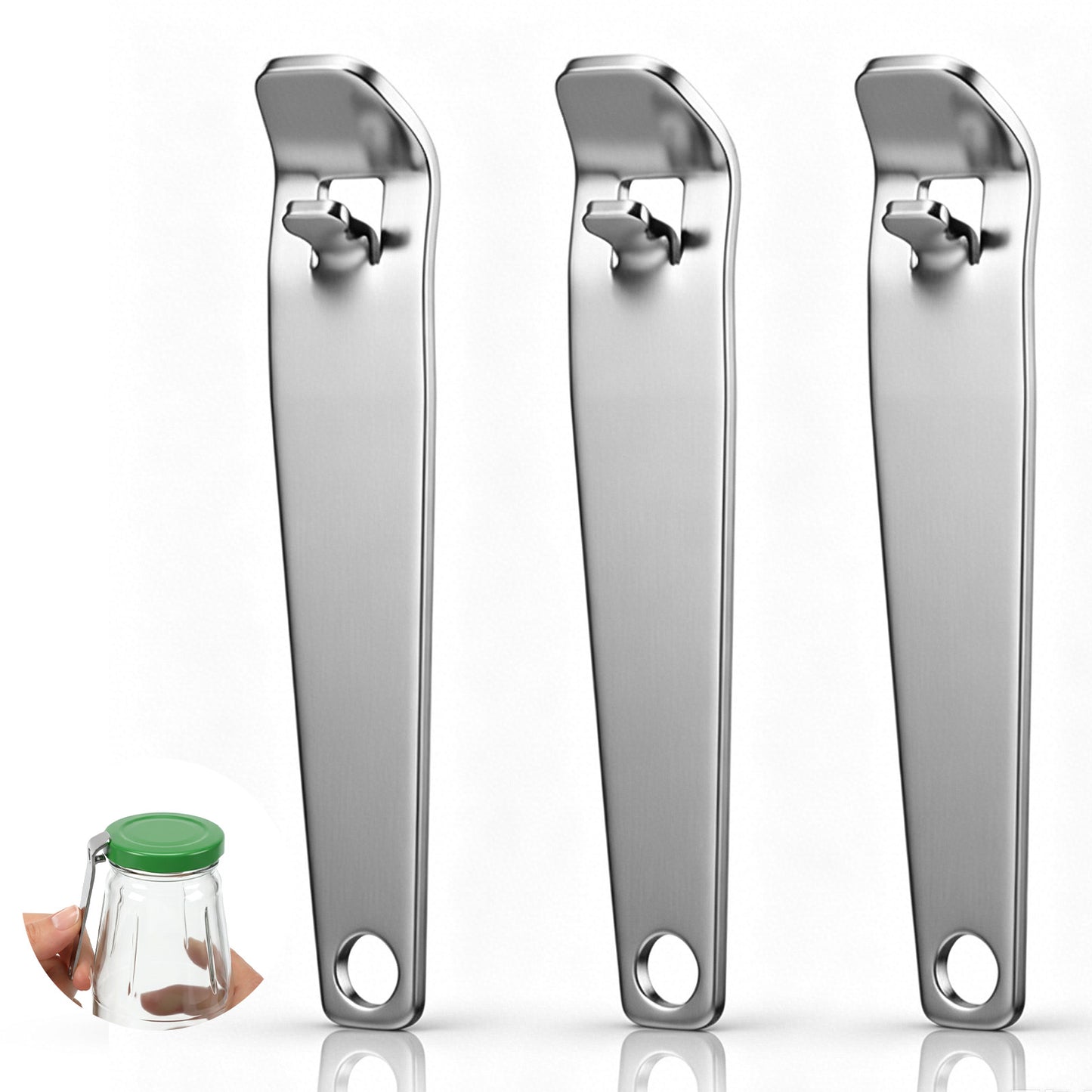 Nogeqi 3 Pcs Mini Vial Decapper, Vial Opener Tool Stainless Steel Botox Bottle Decapper for Opening Oral Liquids, Nurses Pharmacies and Home Use