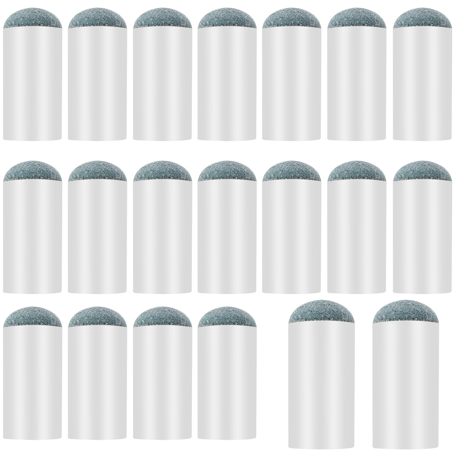 Mabor 20pcs Slip On Pool Cue Tips, Pool Queue Stick Tips Replacement Kit, Billiard Cue Sticks Cues Repair Kit Accessories