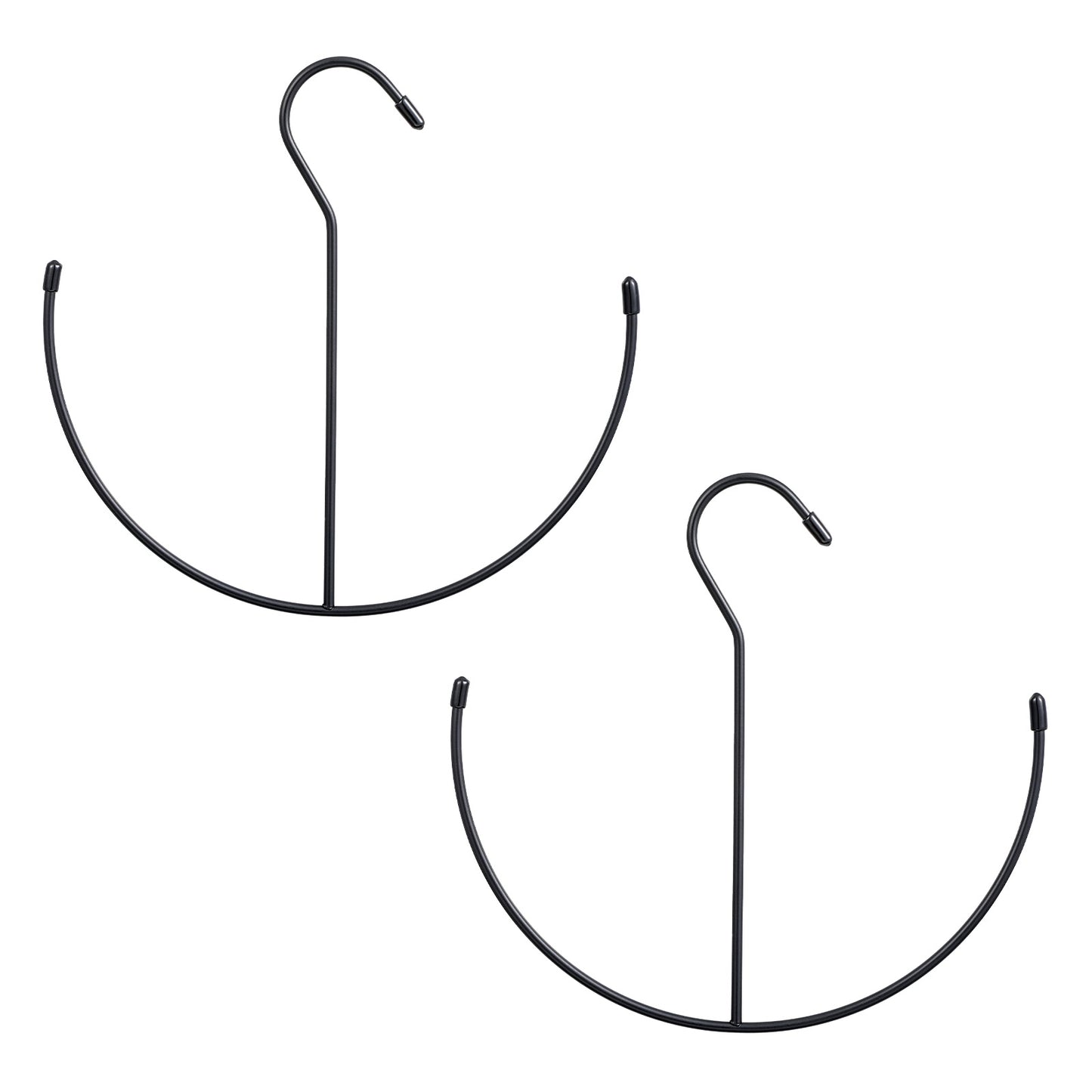 2 Pcs Baseball Hat Hanger Belt Hangers Metal Hat Organizer Racks Space Saving Sport Bra Hanger Storage for Closet Tank Tops Belts Ties Scarves Camisoles Women Mother Gifts Stainless Steel