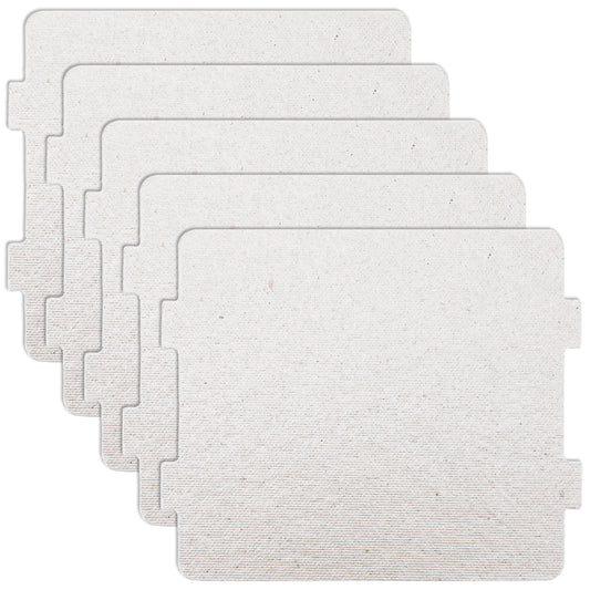 Waveguide Cover Universal Silver Mica Microwave, 4 PCS Universal Mica Sheet for Microwave Oven Cut to Size, 4.3 X 3.9 Inches