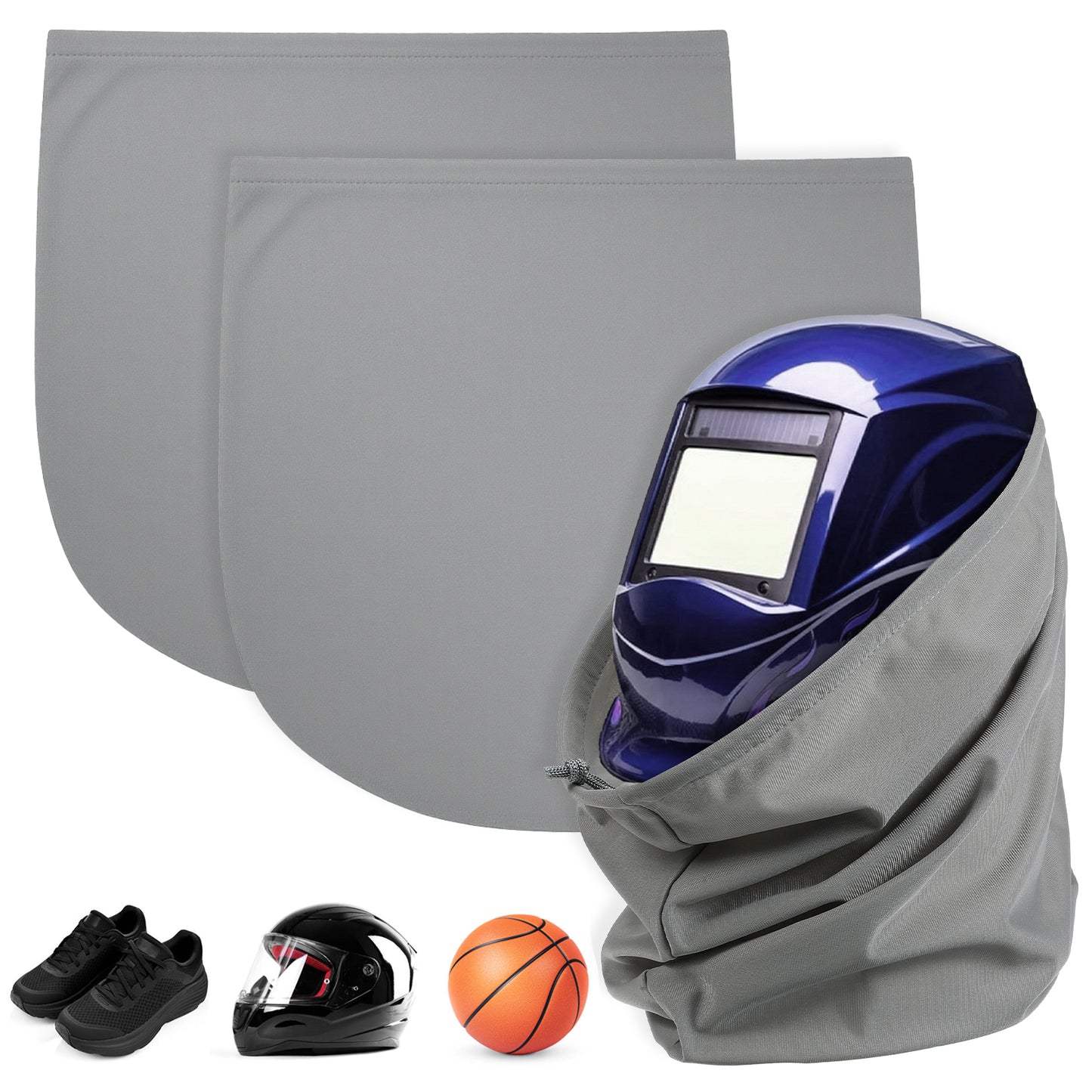 Xinjoduz 2 Pcs Helmet Bag, Durable Welding Helmet Bag, Motorcycle HelmetBag, Ski HelmetBag, Versatile Motorcycle Bags for Storage and Protection