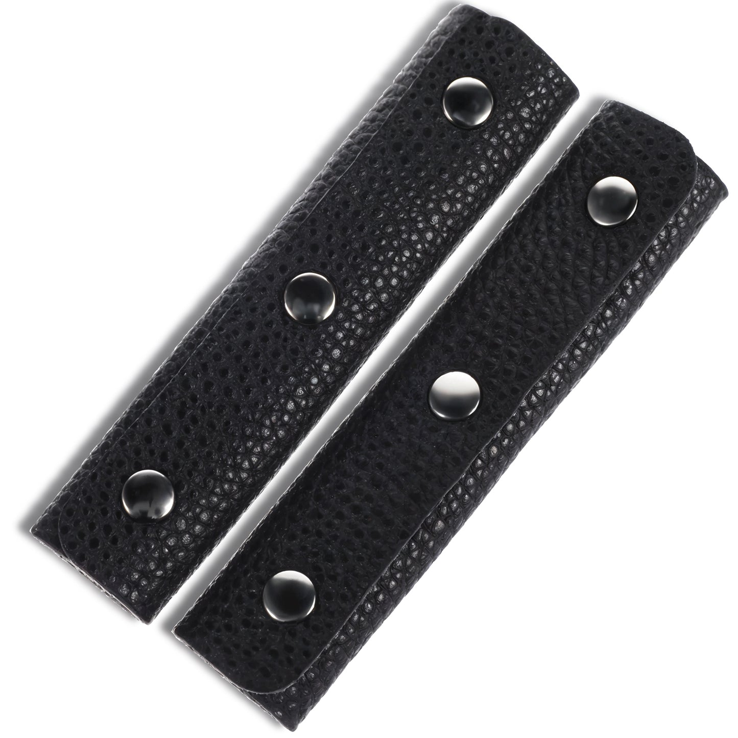 Ymapinc 2Pcs Luggage Handle Wraps for Suitcase, PU Leather Handbag Handle Grip Protectors, Soft Purse Strap Cover Pad with Clasps for Wallet Tote Bag Suitcase Travel Shopping Bag