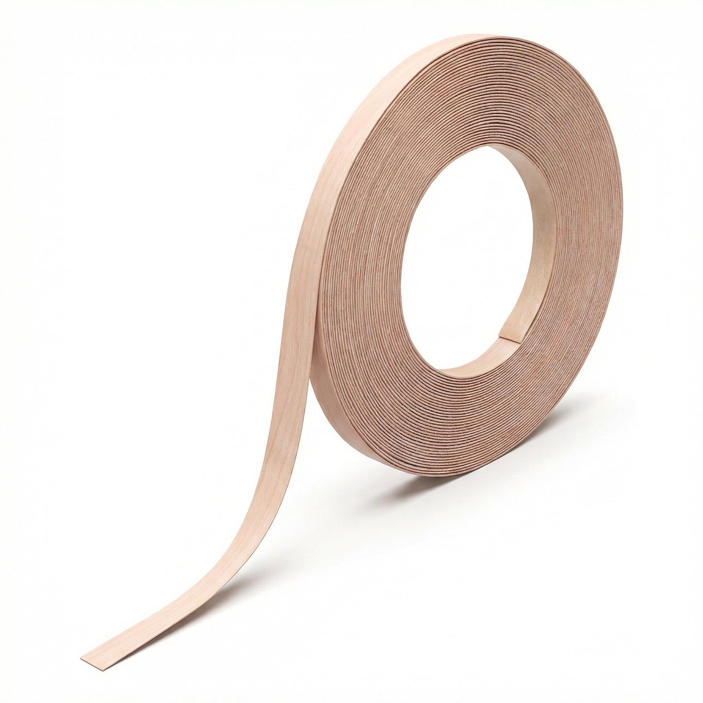RAHHLIZS Birch 0.47''X 50ft Roll of Plywood Edge Banding Veneer Flexible Pre-glued Natural Wood Color Tape for DIY & Professional Projects Furniture Restoration