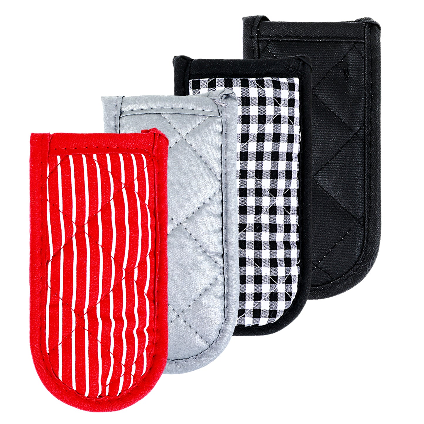 4 Pieces Cast Iron Skillet Handle Covers Pan Handle Sleeve Pot Handle Covers Heat Resistant Iron Skillet Handle Covers Machine Washable Pot Pan Skillet Handle Holder Sleeves For Kitchen Baking Cooking