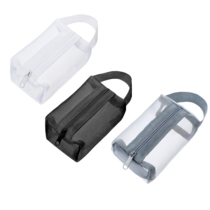 3 Pcs Small Mesh Storage Bags with Zipper,Ymapinc Small Pouches for Purse,Key Holder,Lipstick, Earphone, Zipper Pouch Portable Travel Makeup Cosmetic Toiletry Organizer Bags Coin Purse