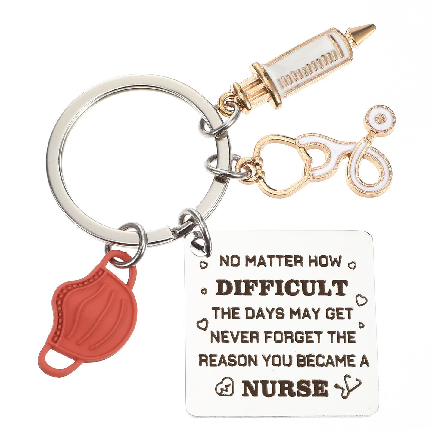 Mabor Nurse Graduation Gift for Women Nurse Keychain Nurses Week Gifts Graduation Presents for Nurses Appreciation Graduation Encouragement Gift for Nurses Practitioner