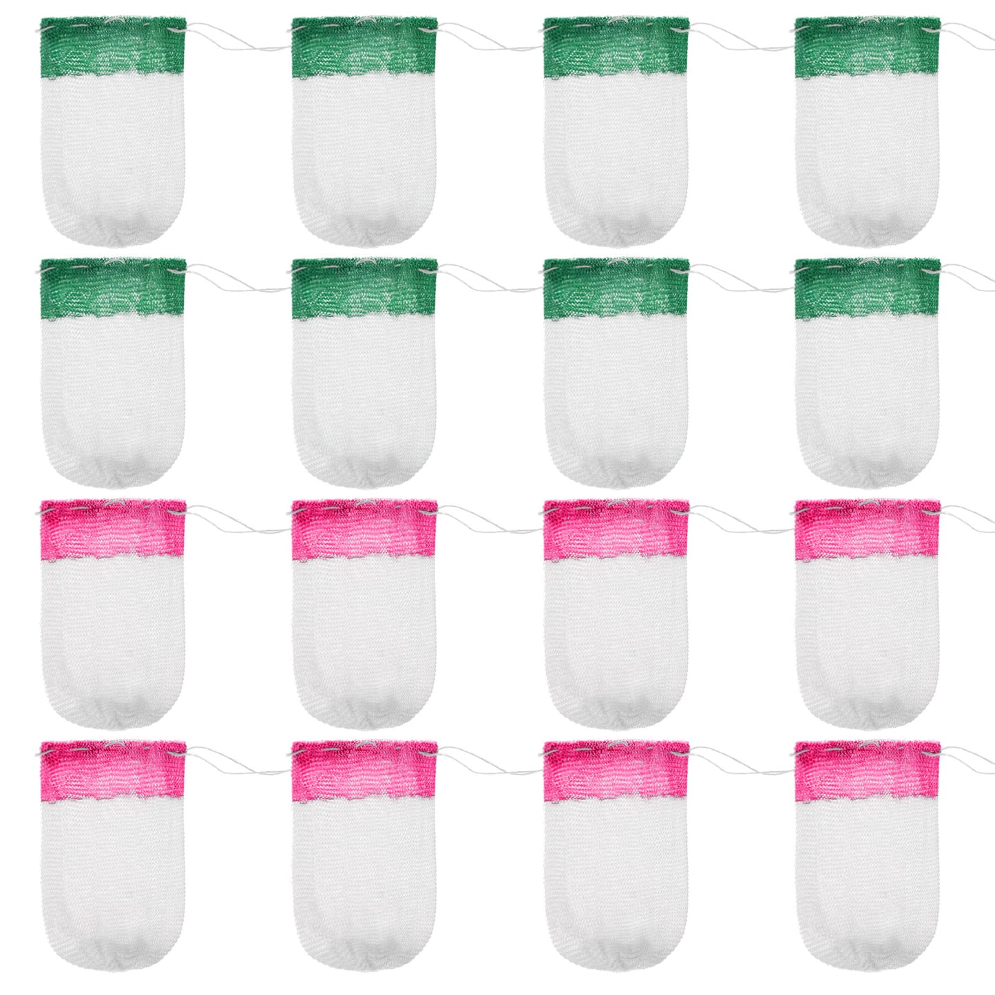 16 Pack 2.36×3.15 Inches Propane Lantern Mantles String Tie Design Fireproof Rayon Lantern Mantles Camping Accessories for Outdoor Camping Fueled Lighting Gas Lamps Green Red