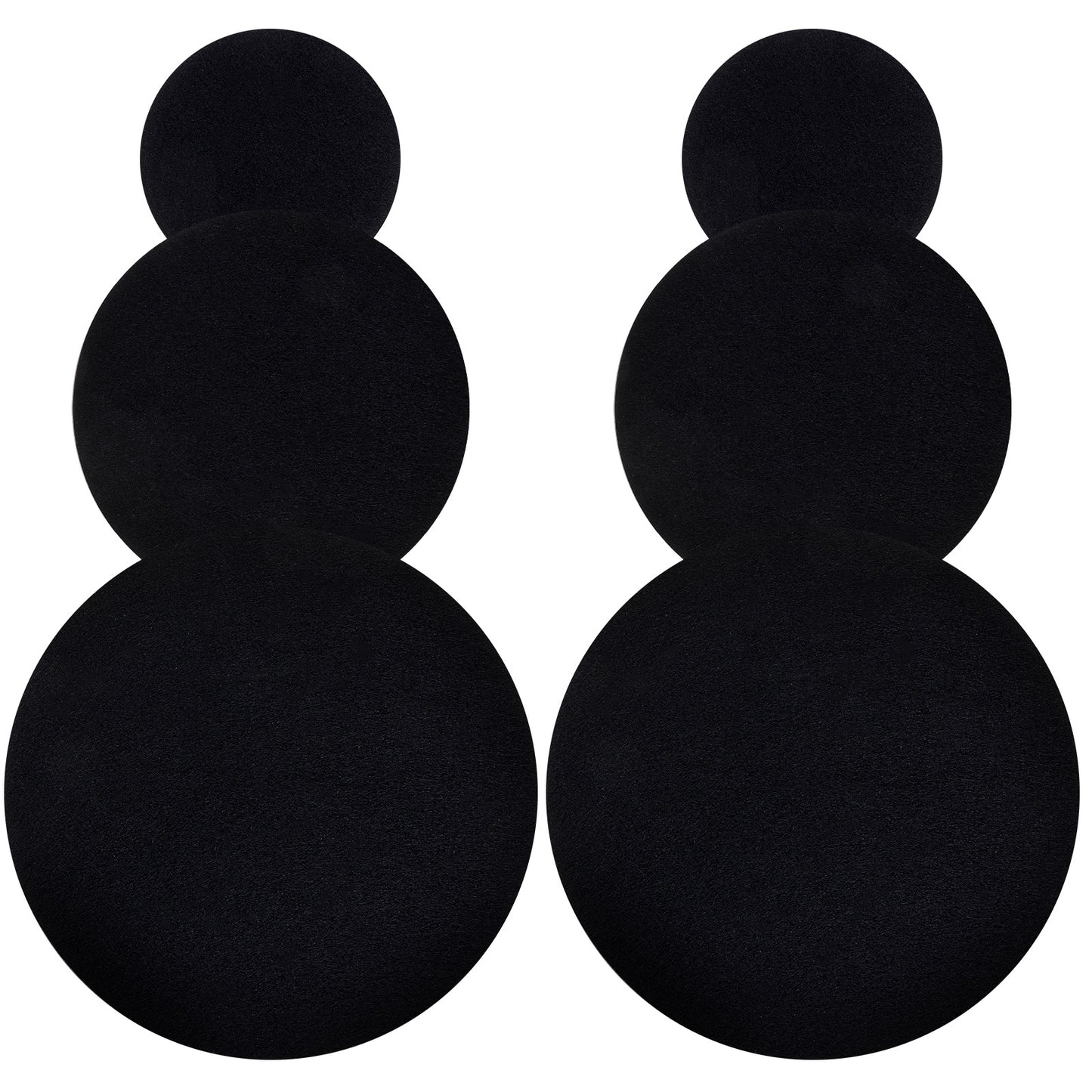 6PCS Round Felt Plant Coasters, Plant Coasters for House Plants Absorbent Mat Reversible Pads Waterproof Plants Pot Saucers for Gardening Flower Indoor Outdoor Pots (4”,6”,8”)