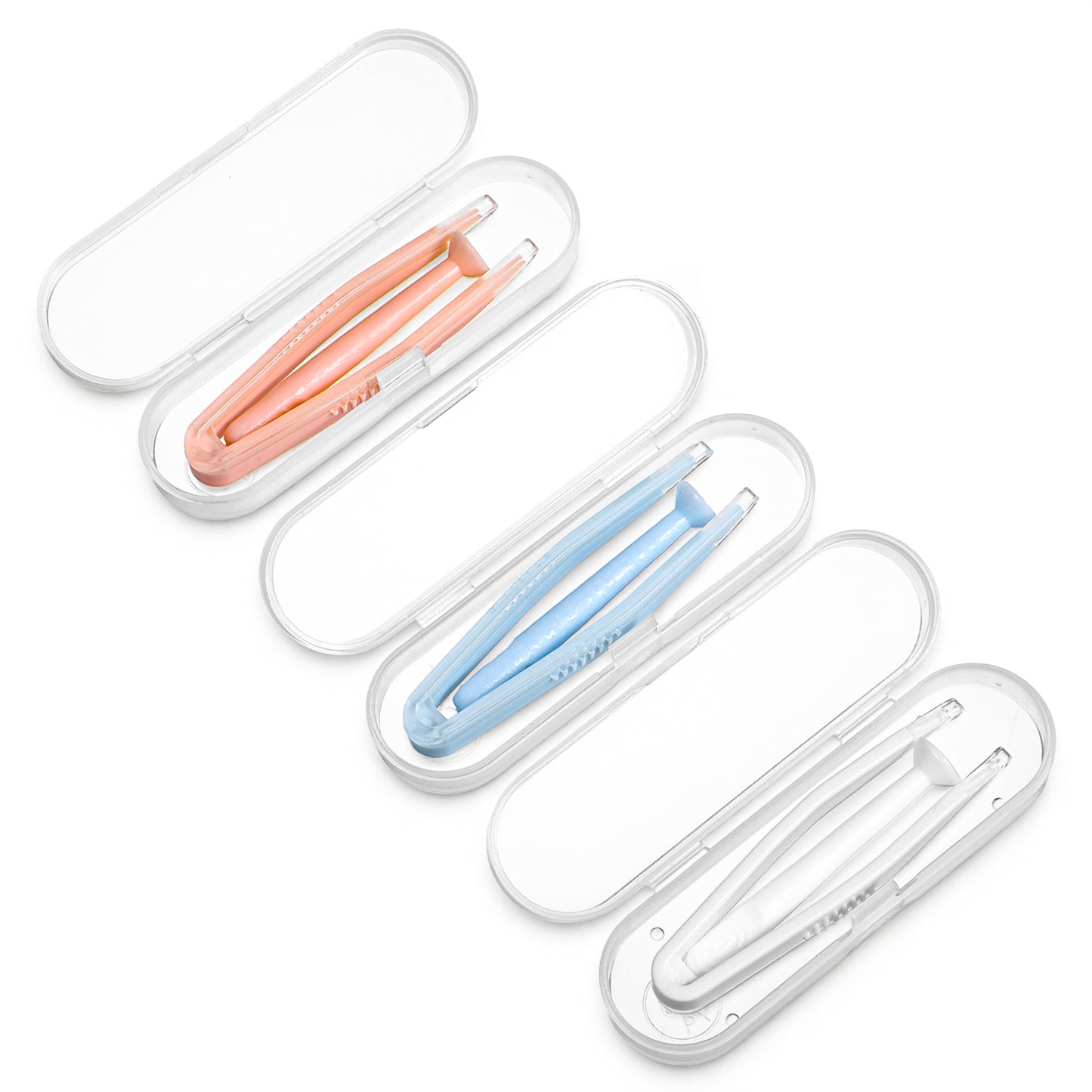 3 Pack Soft Contact Lens Remover Tool Contact Lens Applicator Tool Portable Tweezers with Soft Tip Insert Set for Hard Lenses Travel and Daily Use
