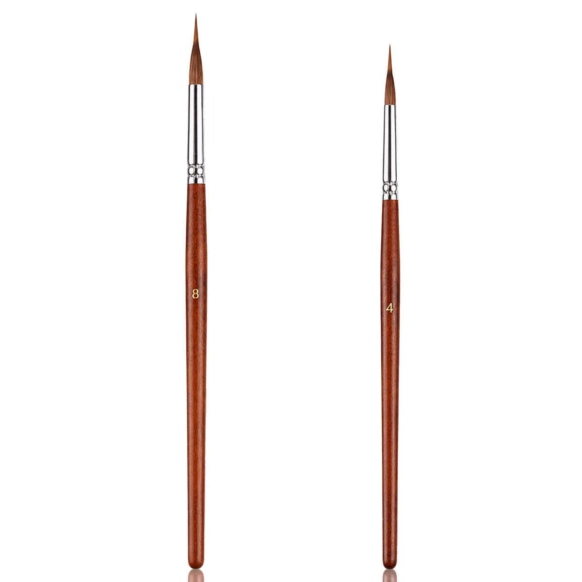 2Pcs Needle Point Watercolor Paint Brushes Travel Watercolor Brushes
