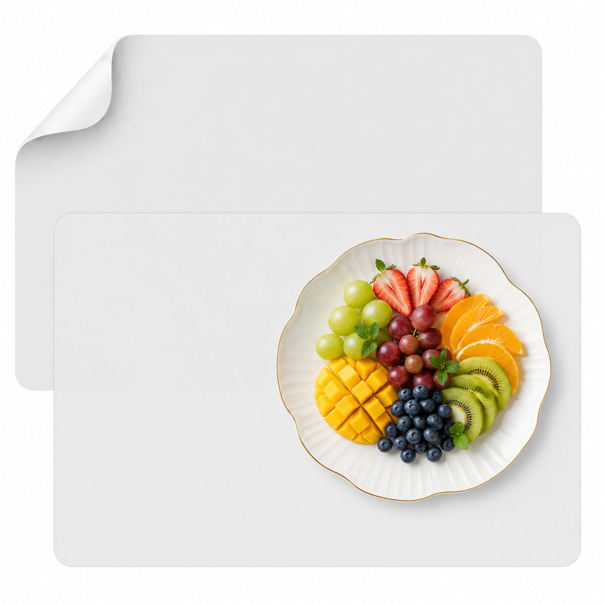 RAHHLIZS 1pcs Small Silicone Mat, Clear Silicone Sheet
