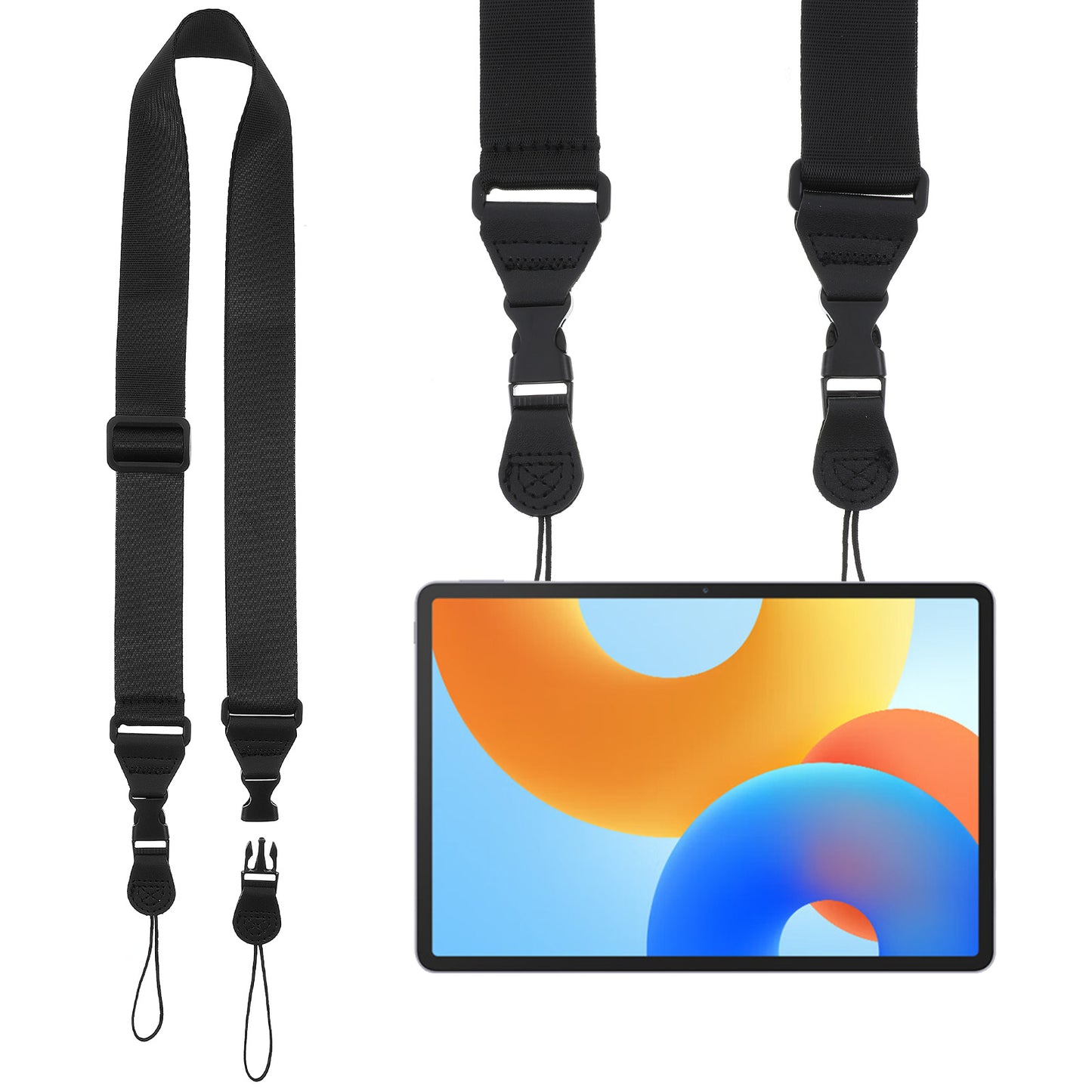Mabor 1 Pcs Adjustable Shoulder Strap, Nylon Camera Strap, Comfortable Neck Straps for Cellphone Tablet, Camera, Laptop, Binocular, Luggage Bag