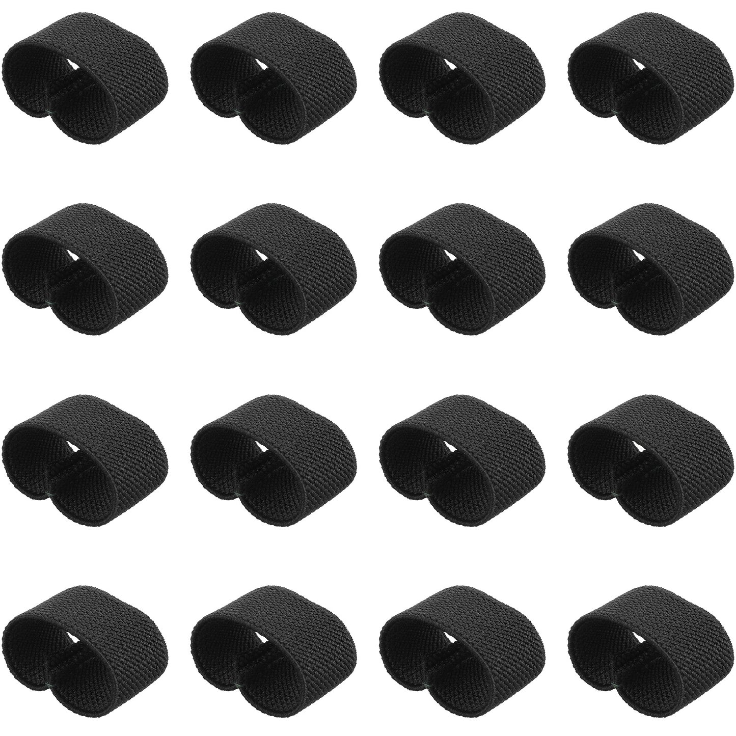16 Pcs Elastic Belt Keepers Strap, Durable Nylon Strap Holder for 1.5" Wide Belts, Backpack Straps, Tactical Gear