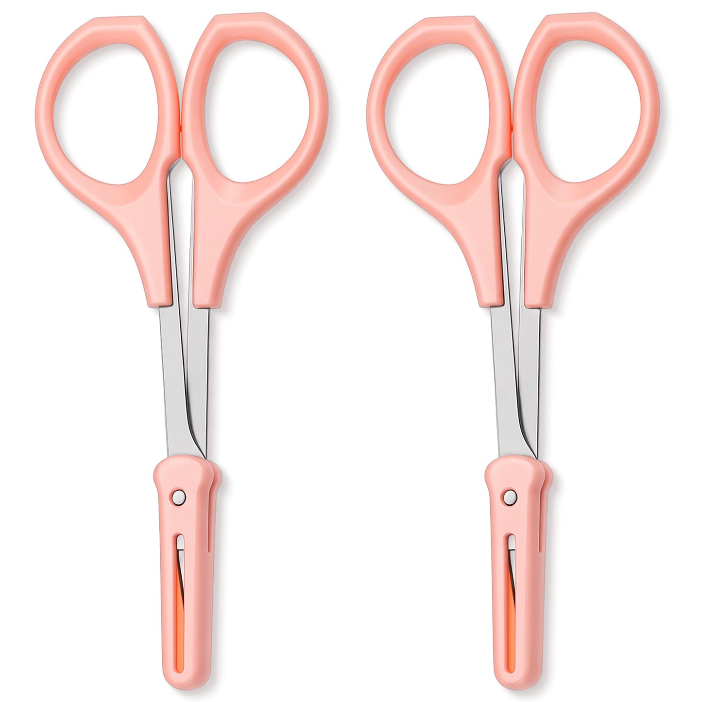 Ouligay 2Pcs Embroidery Scissors 4 Inches Sewing Craft Small Applique