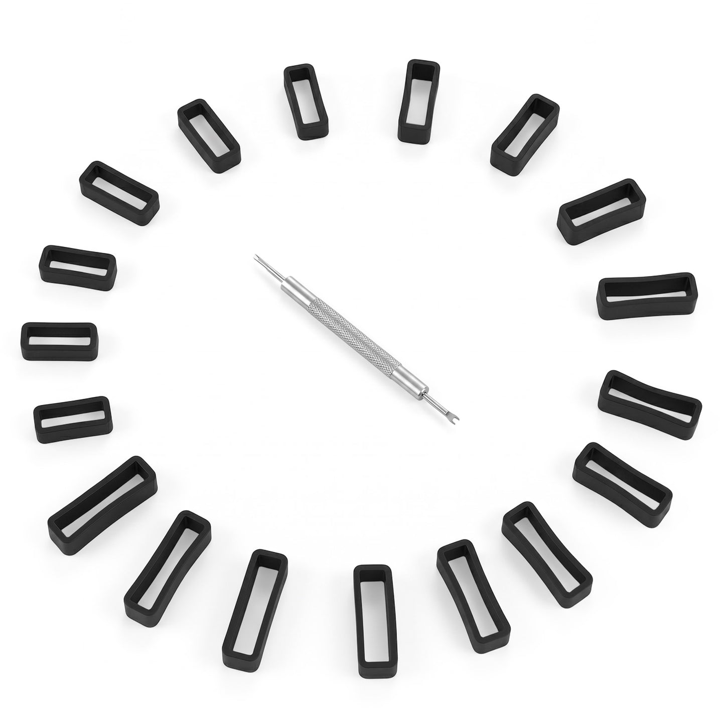 Shimmeroo 18Pcs Watch Strap Loop with a Spring Bar Tool 6 Sizes