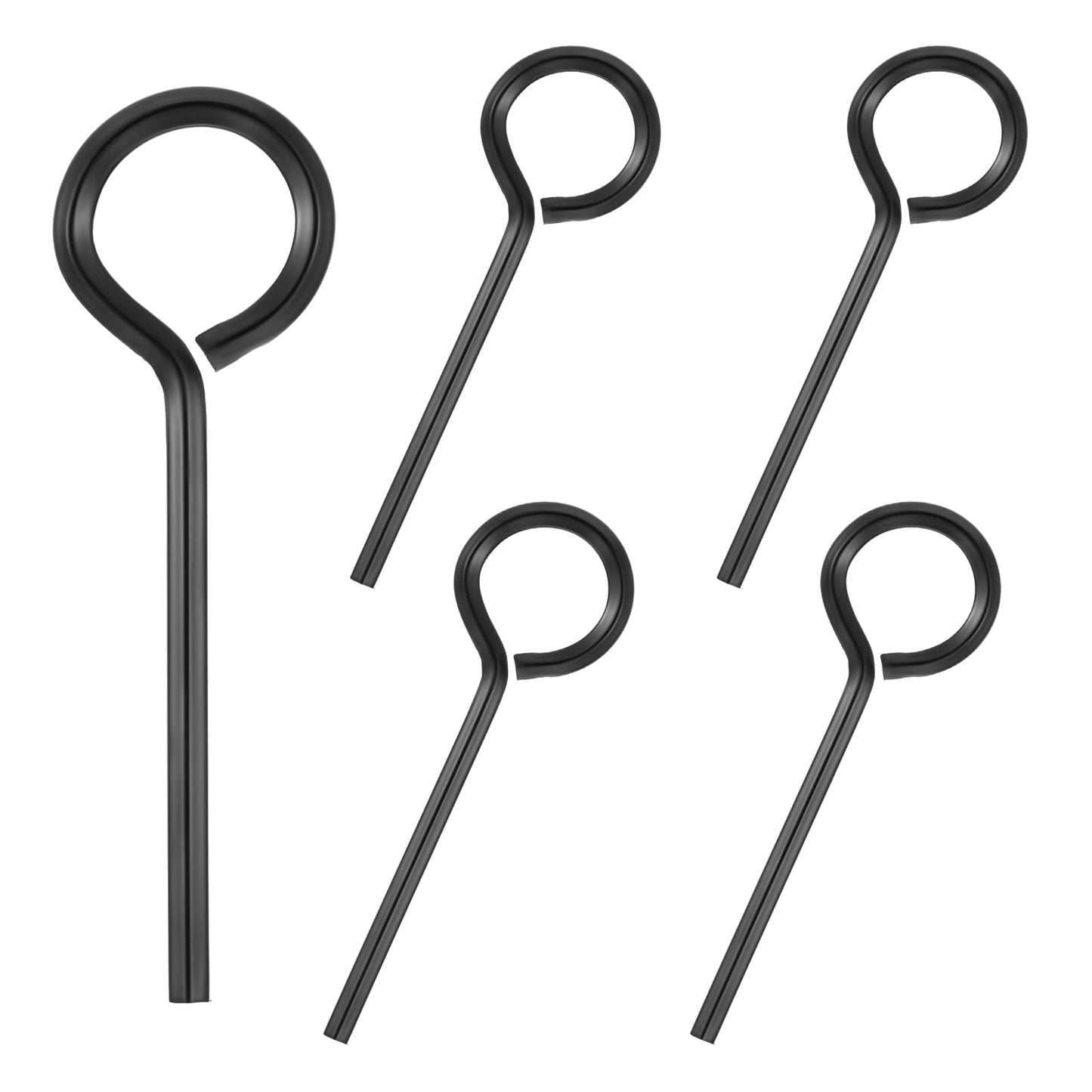Mabor 5 Pack 1/8" Allen Wrench, Hex Key for Push Bar Door, Standard Hex Dogging Key with Full Loop, Allen Wrenches Keychain Door Keys Fit on Keychain Push Bar Panic Exit Device Key