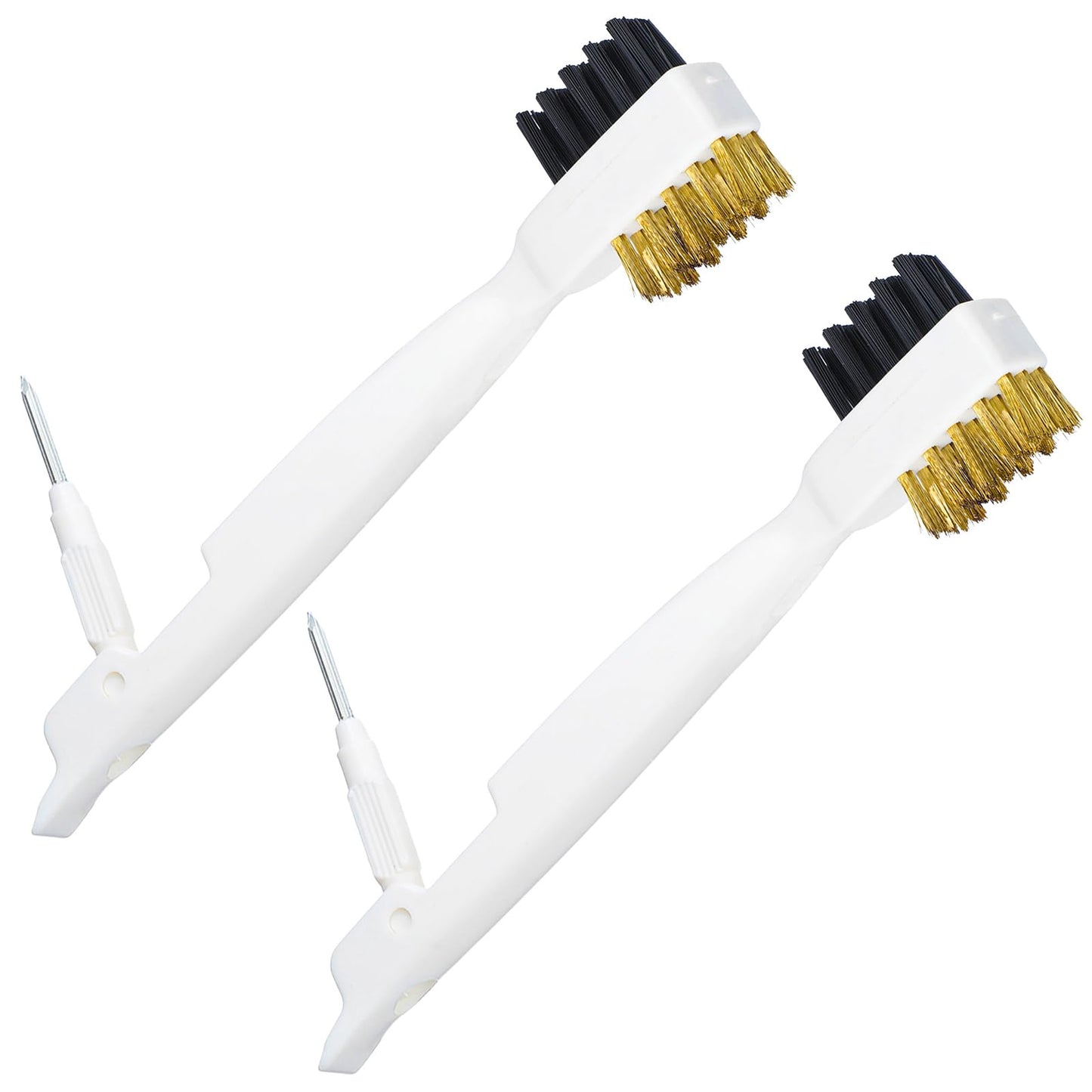 Ymapinc 2-Pack Gas Stove Top Cleaner - Gas Stove Kitchen Cleaning Scrub Brush with Cooktop Scraper, Household Cleaning Tools & Scrubber for Range Hood Grease Grime