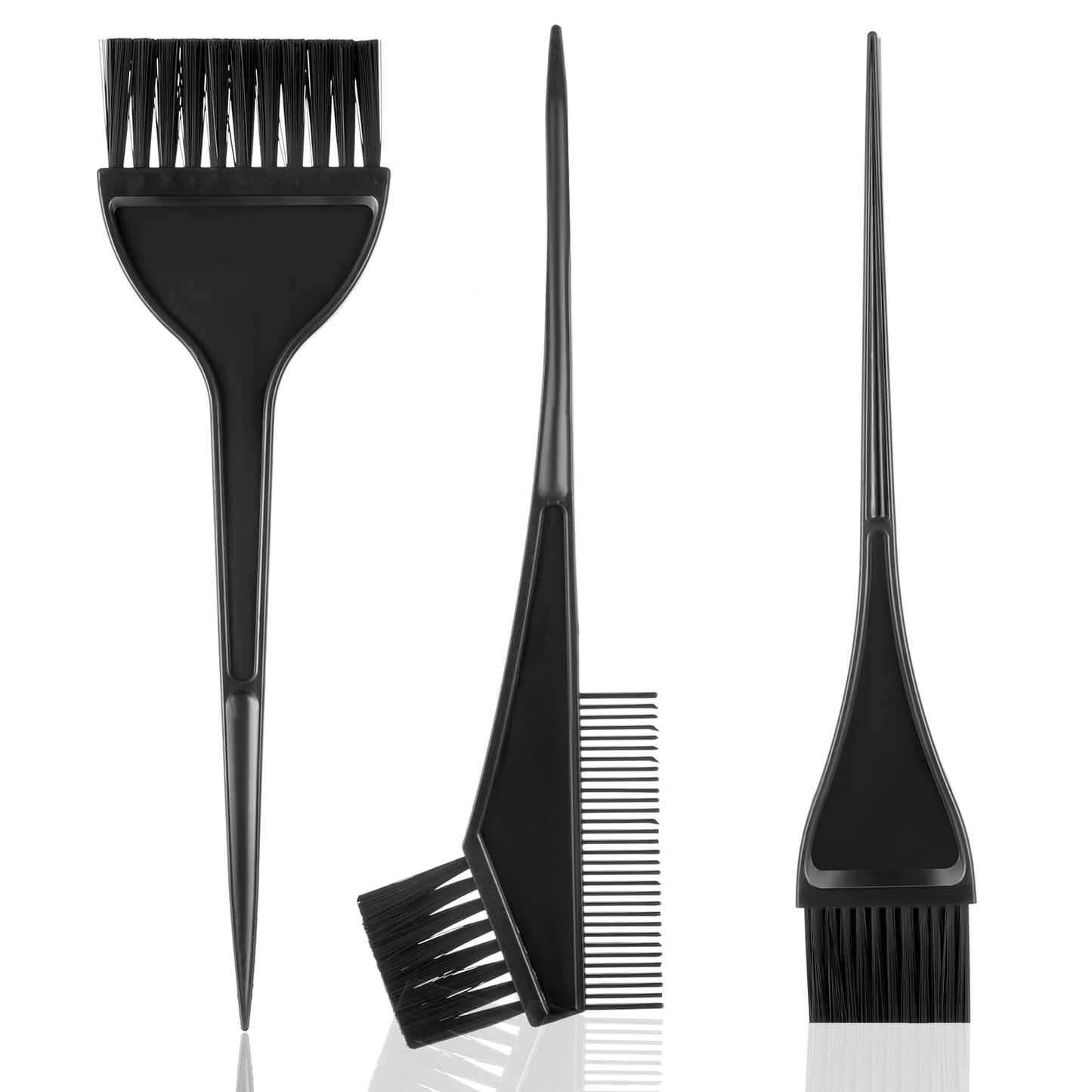 Hair Colour Brush 3Pcs Hair Dye Applicator Brush Hair Dye Brush Tinting Comb Sharp Tail Comb Mixer Hair Dye Kit For Hair Tint Dying Coloring Applicator Tool Home And Salon Use