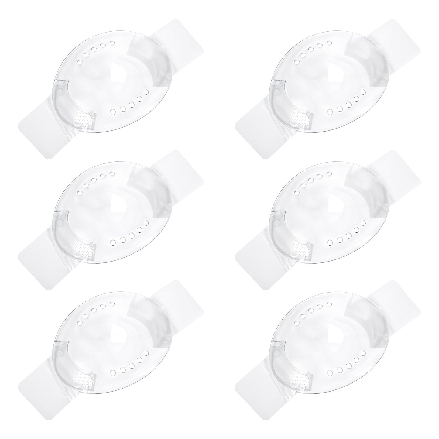 6PCS Eye Shield After Cataract Surgery, Self-Adhesive Clear Plastic Eye Patch with Ventilation Holes, Eye Care Supplies for Eye Post-Operative Recovery for Children & Adults(2.59×2 Inches)