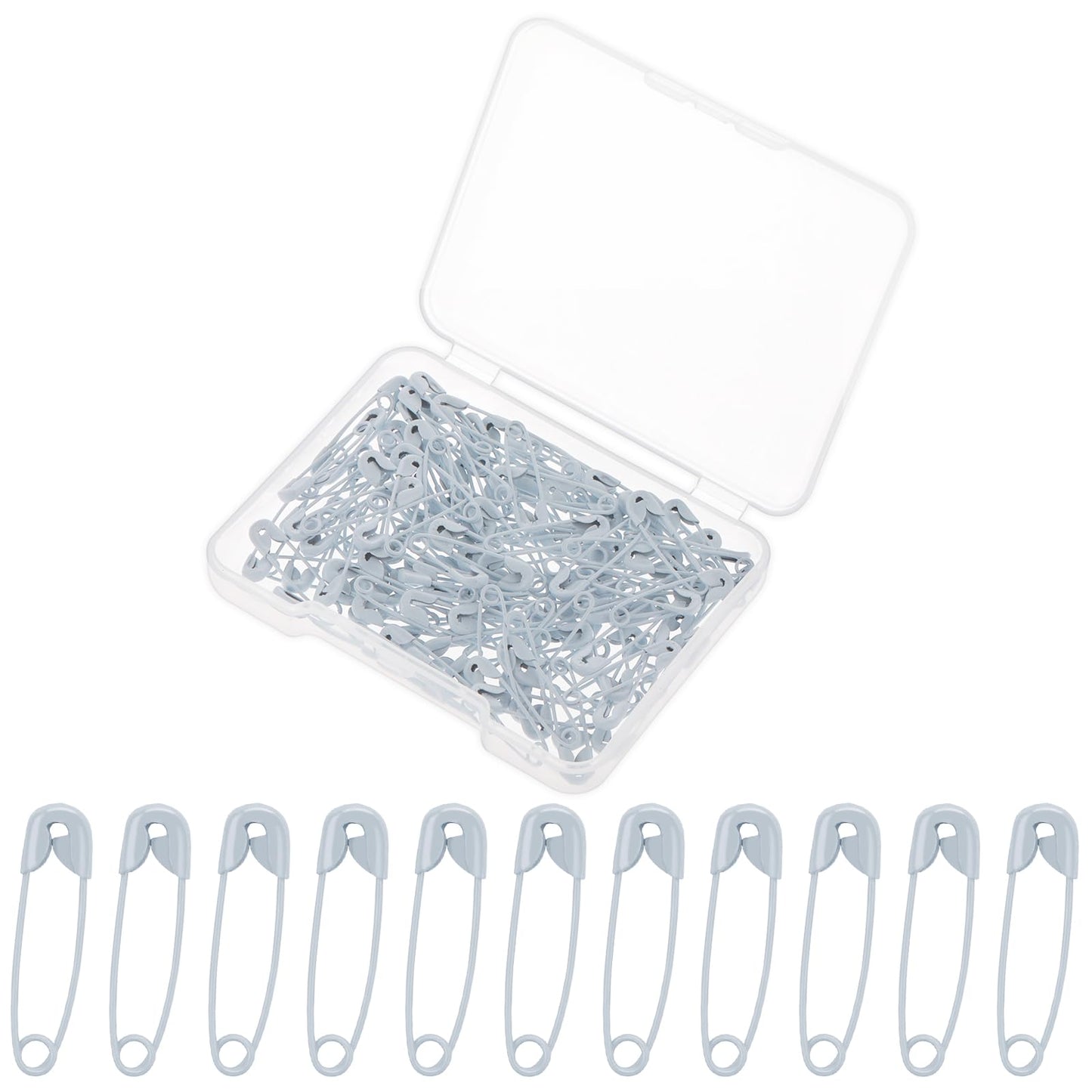 Bremorou 130 Pcs Safety Pins Small Metal Mini Safety Pins Decorative Safety Pins Bulk Small Safety Pins for Clothes Sewing Handicrafts Jewelry Making