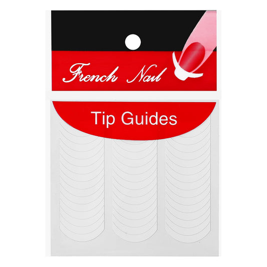 12 Sheets French Tip Stickers French Manicure Strips Nail Stickers for French Tip Gel Nail Stickers French Tip Self-Adhesive Nail Decals French Tip Nail Guides for Decoration DIY Tools
