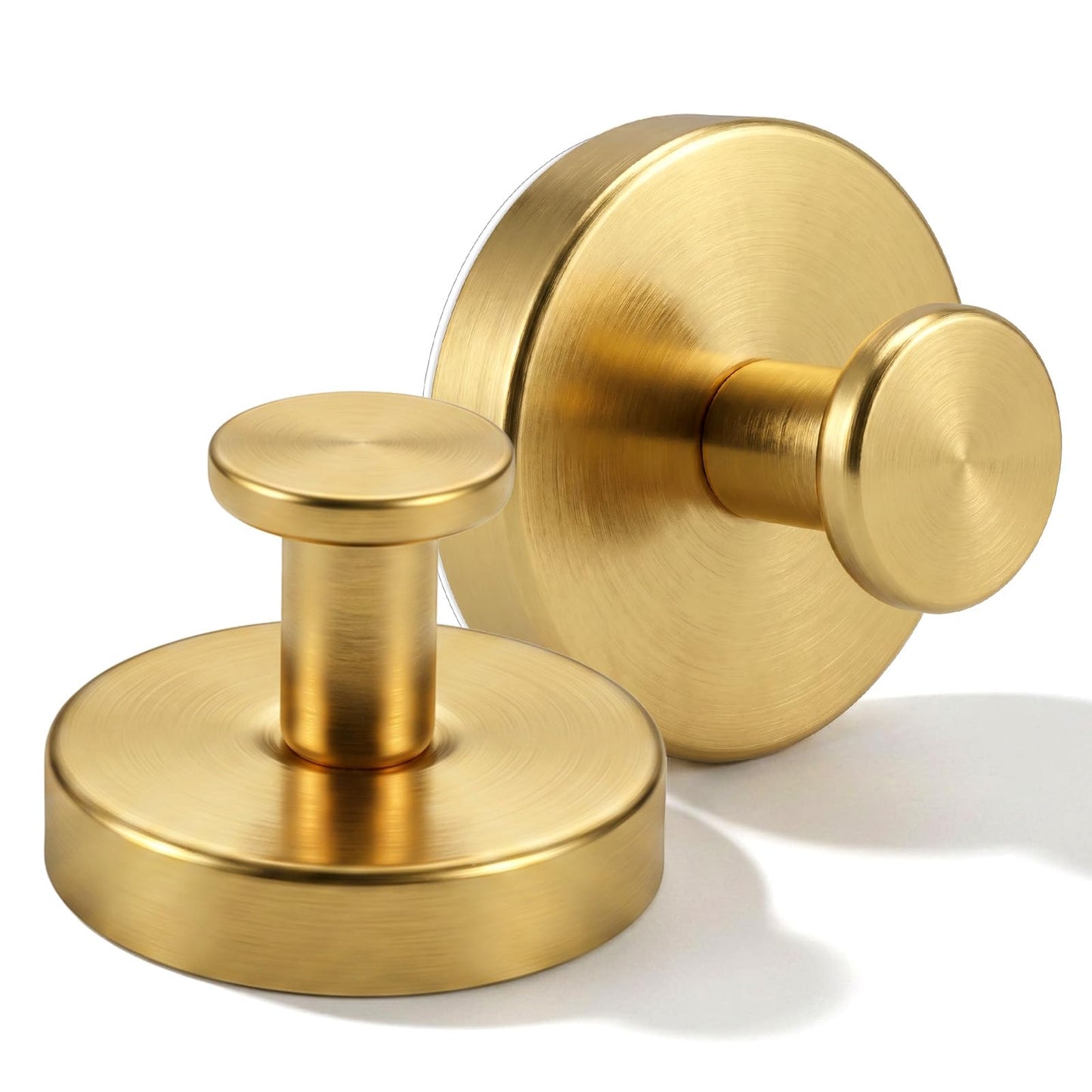 Chsoejuf 2 Pack Removable Metal Bath Shower Suction Cup Hooks Rustproof