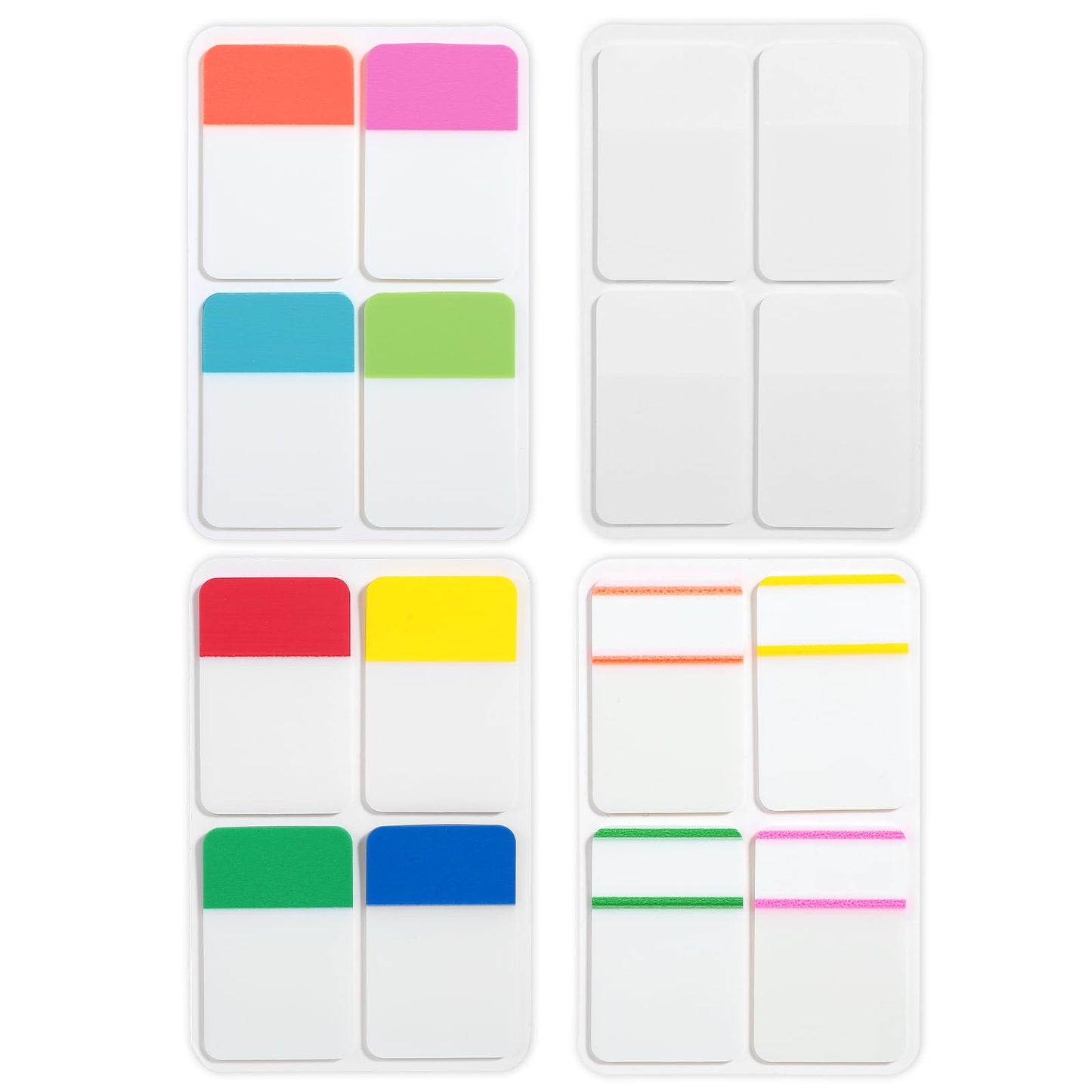 Chsoejuf 320 PCS Sticky Index Tabs, 1.5 Inch Writable Colored Sticky Tabs