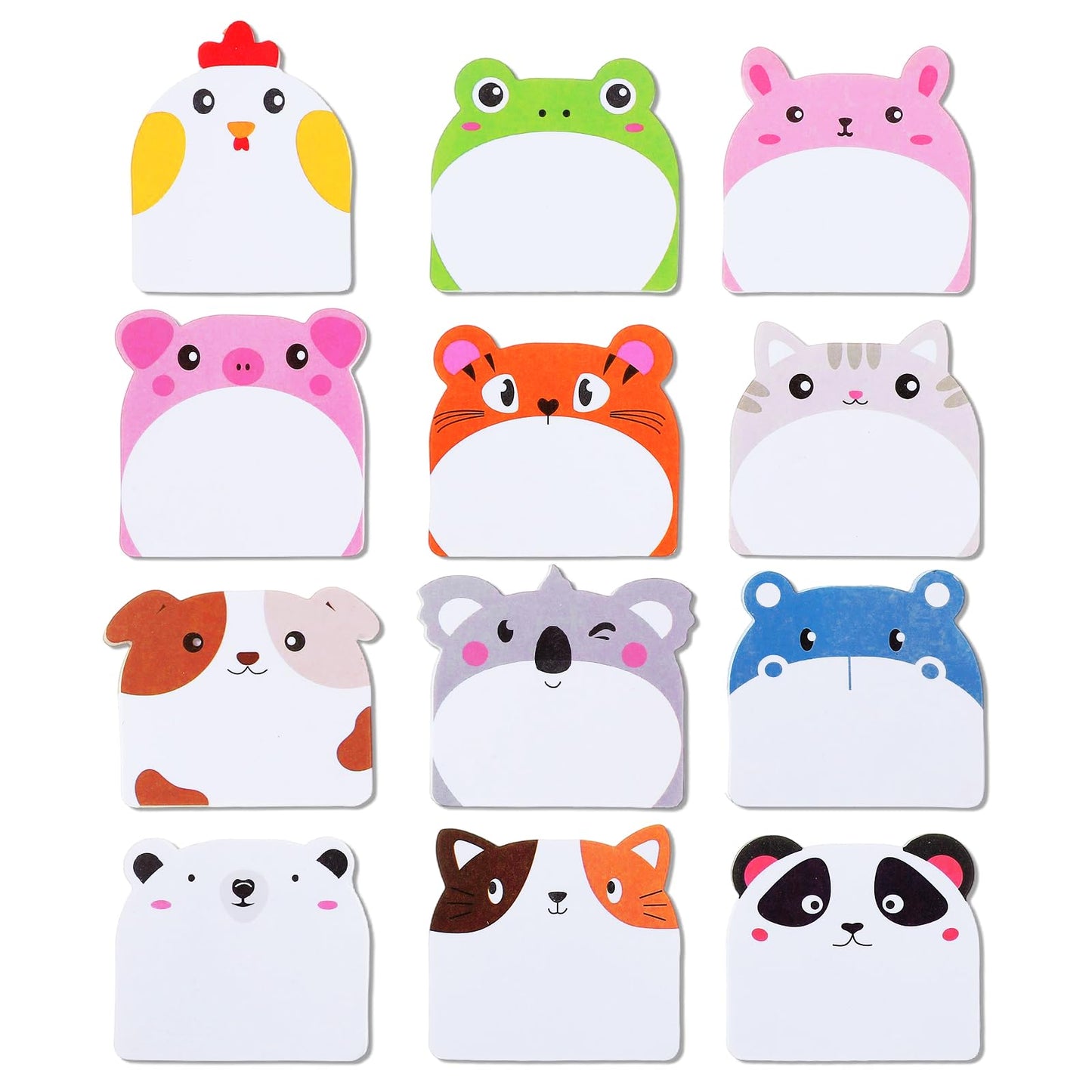 360pcs Cute Sticky Notes,Kawaii Self-Adhesive Sticky Note Practical Stationery for Office School,Repositionable Colorful Notes for Students Journaling Writing Materials Key Marks