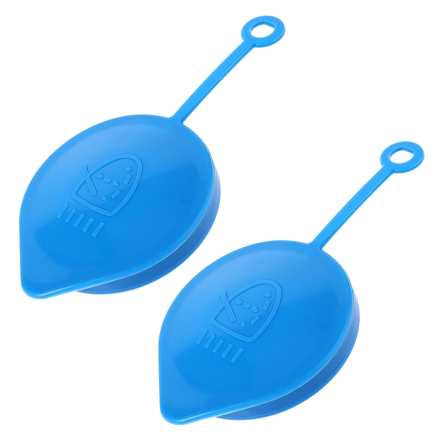 2 PCS Washer Fluid Cap Blue Car Windshield Wiper Reservoir Water Tank Bottle Cap, Automotive Windshield Washer Fluid Lid Cap Cover Accessories Replacement for Accord Civic Crv Crx, 38513-Sb0-961
