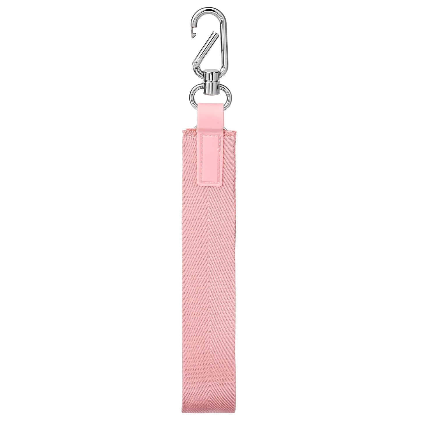 1 Pcs Wristlet Keychain for Women and Men Wrist Lanyard Strap for Keys Cute Key Chain Holder Wallet ID Badge Holder Suitable Car Keys Mobile Phone Pink 12.2 × 1.5 Inches PVC Zinc Alloy