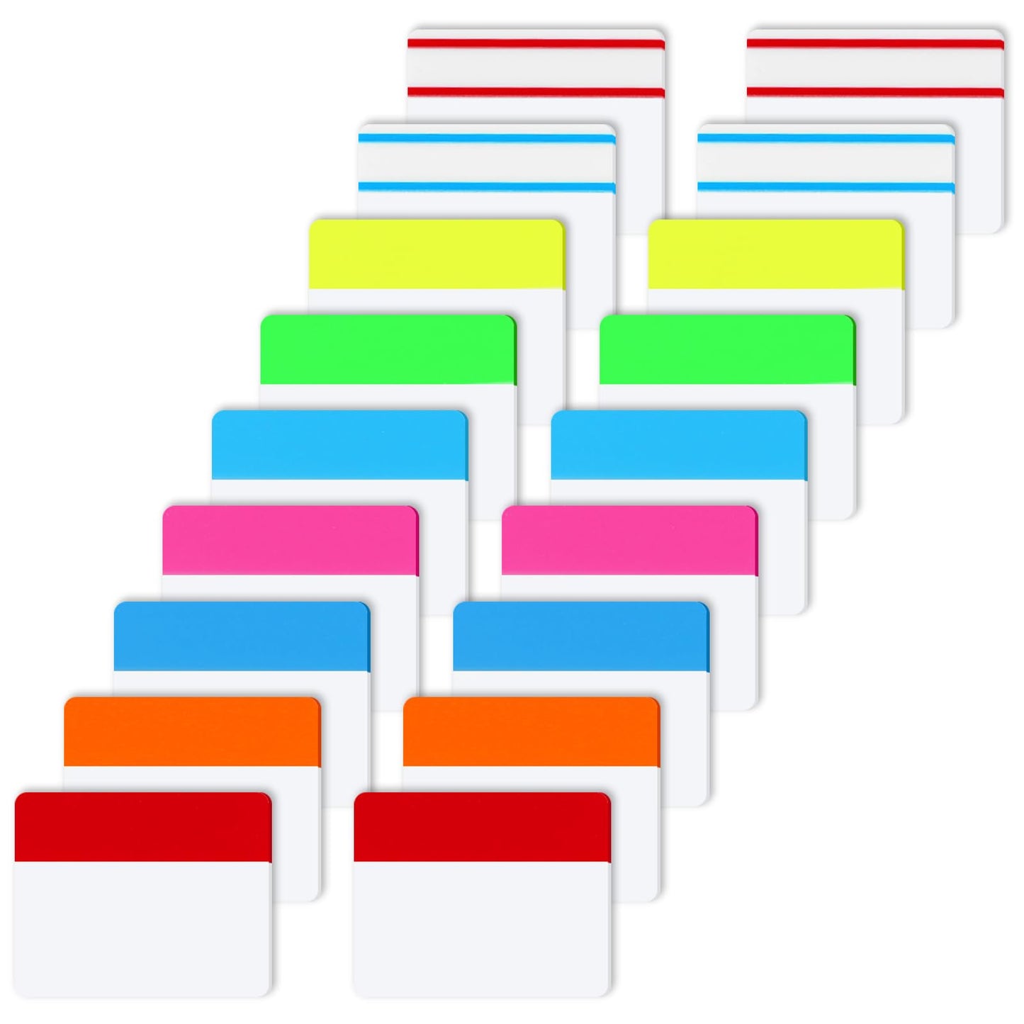 400PCS Small Sticky Notes Self-Adhesive Book Page Markers Tabs Strips, Page Markers Index Tabs, Page Flags for Organizing and Marking Documents, Computer Message Boards, Reading Notes, Books, Folders