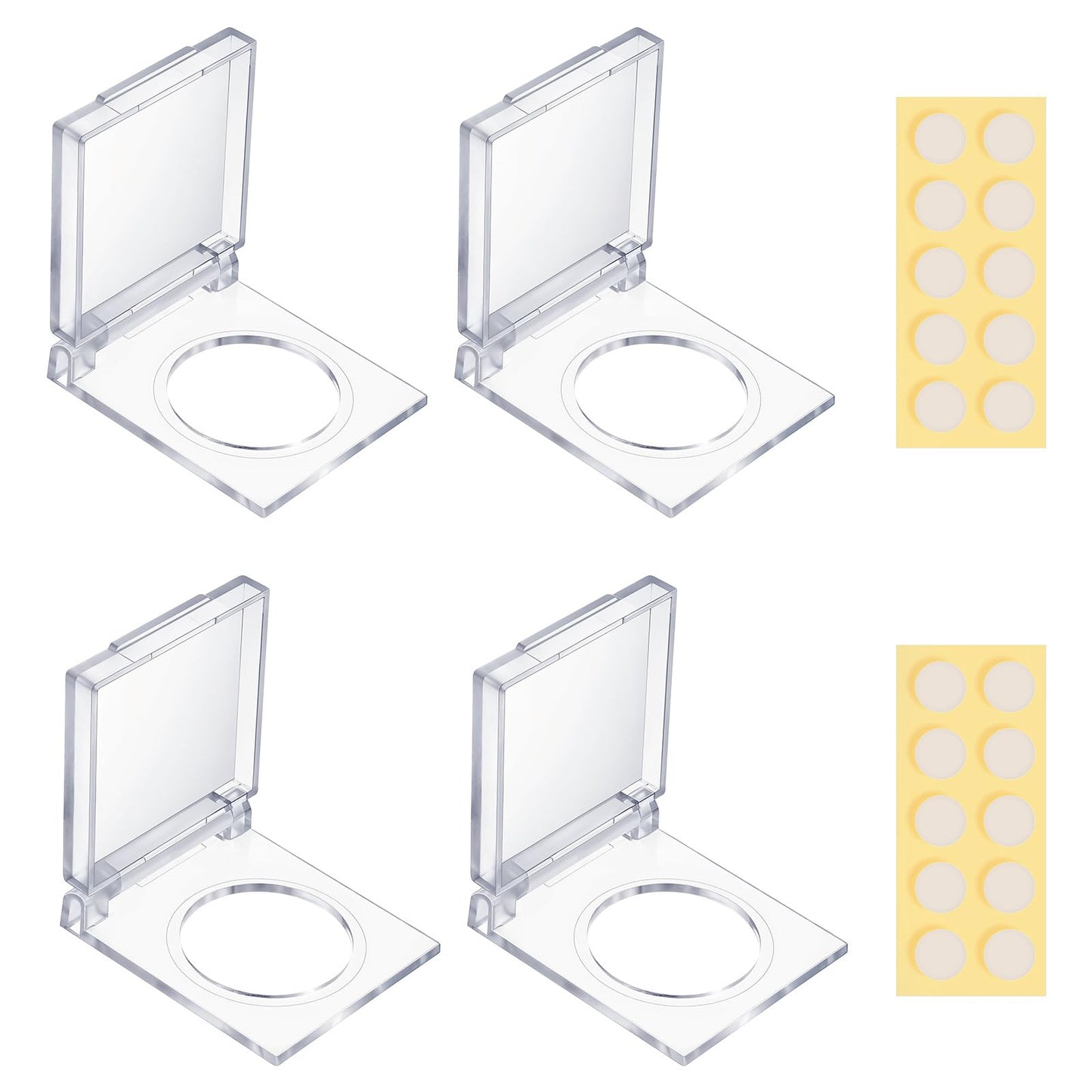 4PCS Light Pad Switch Cover Diamond Art Accessories, Diamond Art Painting Light Pad Touch Push Start Button Cover Protector for Light Pad, Light Table, Lightbox for Tracing, Light Board