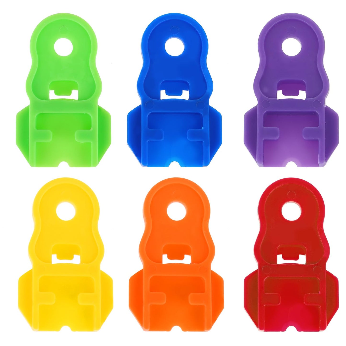 6 Pack Manual Easy Can Opener, Colorful Soda Beer Can Tab Cover, Plastic Beer Leakproof Can Cover Protector Leakproof Drink Shield for Beer, Soda, Protects from Dust and Bees at BBQ, Picnic, Beach