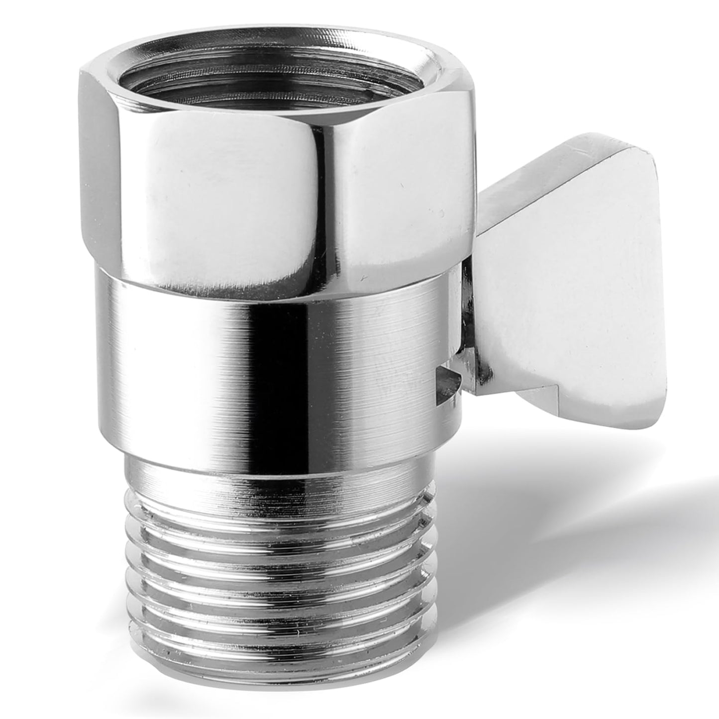 Ouligay Shower Shut Off Valve G1/2 Valve Shower Head Shut Off Valve Shower Water Flow Control Valve Shower On Off Valve Shower Flow Valve for Shower Head, Hand Shower,Chrome
