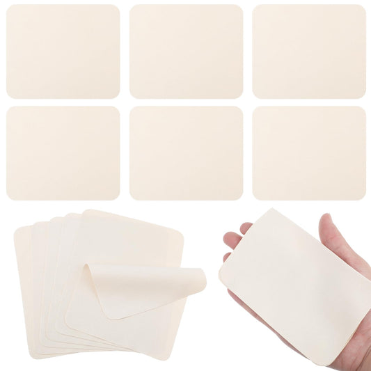 15Pcs Pre Cut Chamois Cloth for Pottery Tools Kit, Chamois Clay Soft Cloth for Smoothing Pot Rim, Ceramic Mini Pottery Tools and Supplies, Ceramics Trimming Tools(6.89x5.51in)