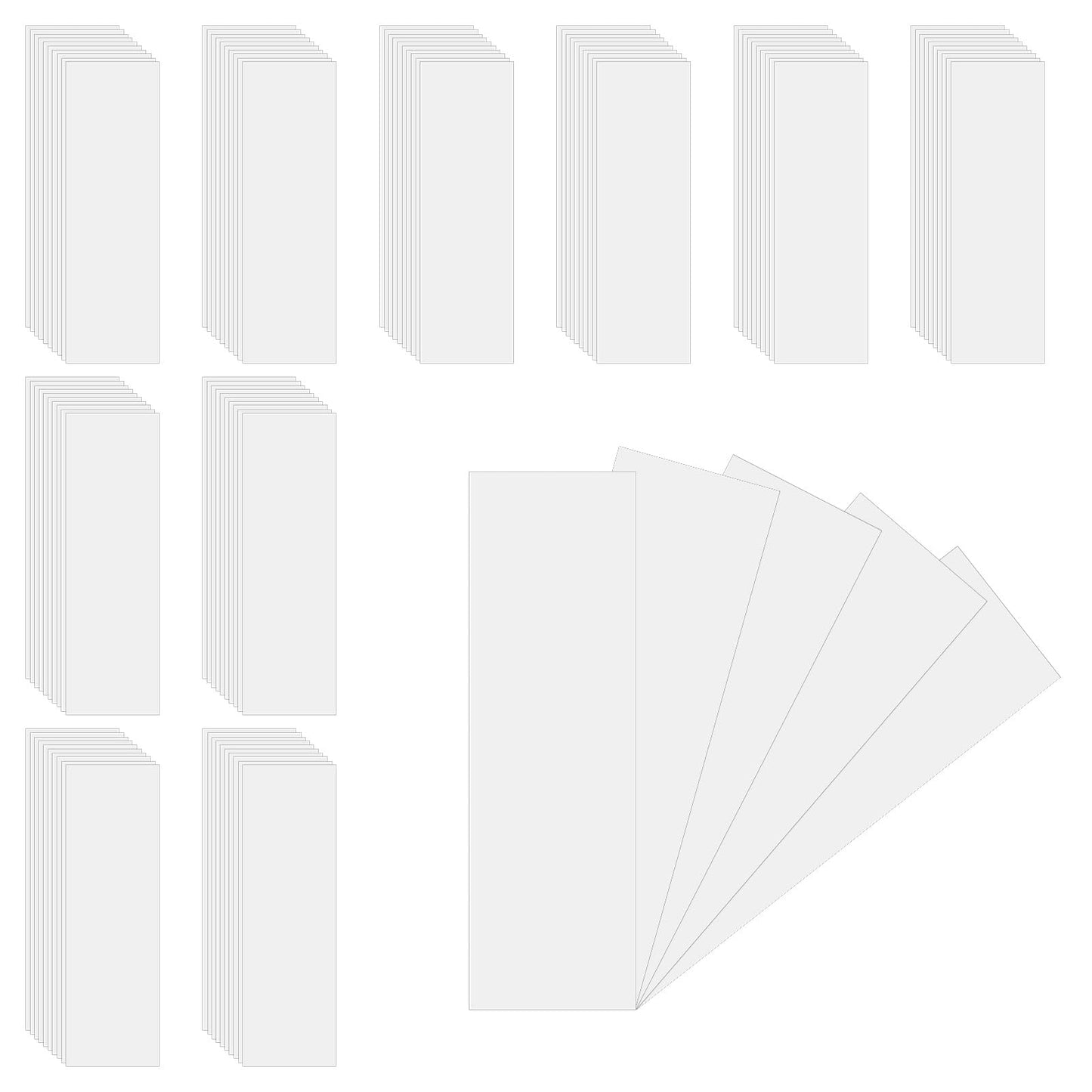 Bremorou 100 Pcs Perfume Tester Essential Oils Tester White Test Testing Paper Testers Strips White Perfume Test Testing Paper Strips For Essential Oils Sampling