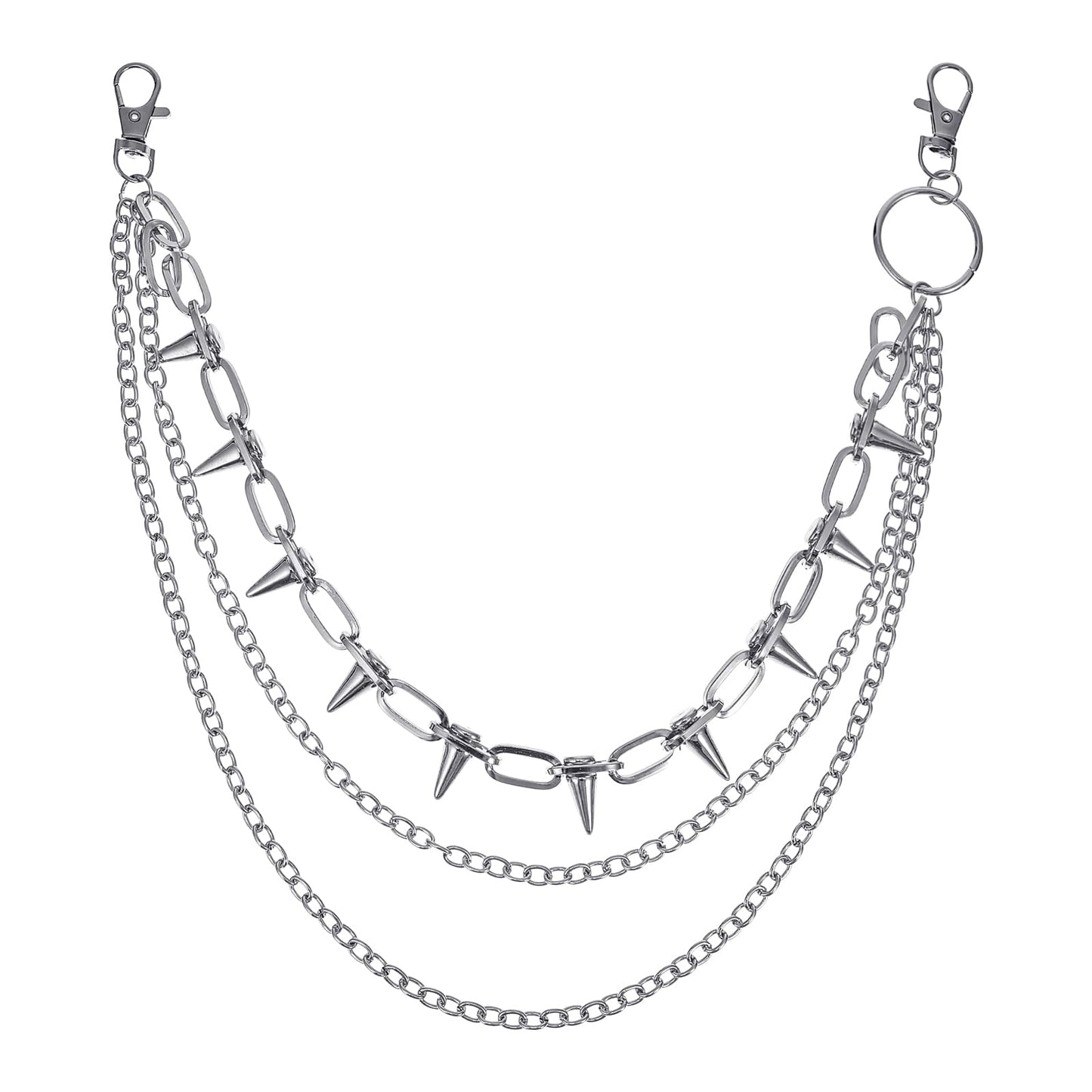 Rivet Layered Pants Chain Pocket Chains Punk Chain Hip Jewelry