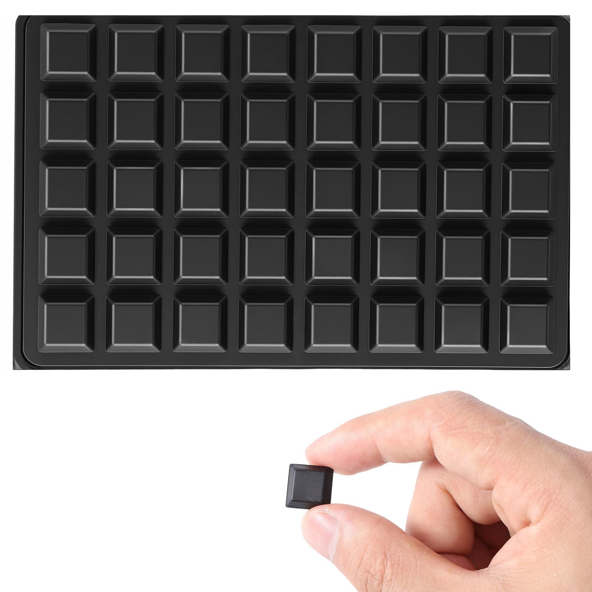40 PCS Clear Rubber Bumpers Self Adhesive, 0.5" Rubbers Pads(Black)