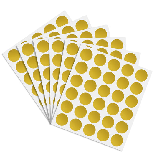 180PCS 25mm Round Scratch Off Stickers Circle Sticker Labels Scratch Card Stickers Gold Coin Stickers Custom Self-Adhesive Sticky for Office School Home Business Card Reward