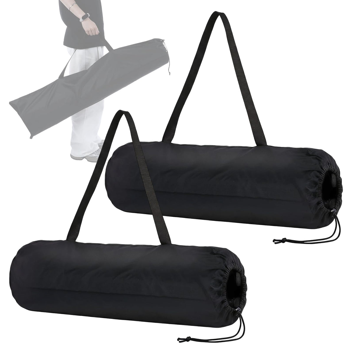 Chsoejuf 2PCS 39" Large Camp Chair Replacement Bag Portable Camping Folding