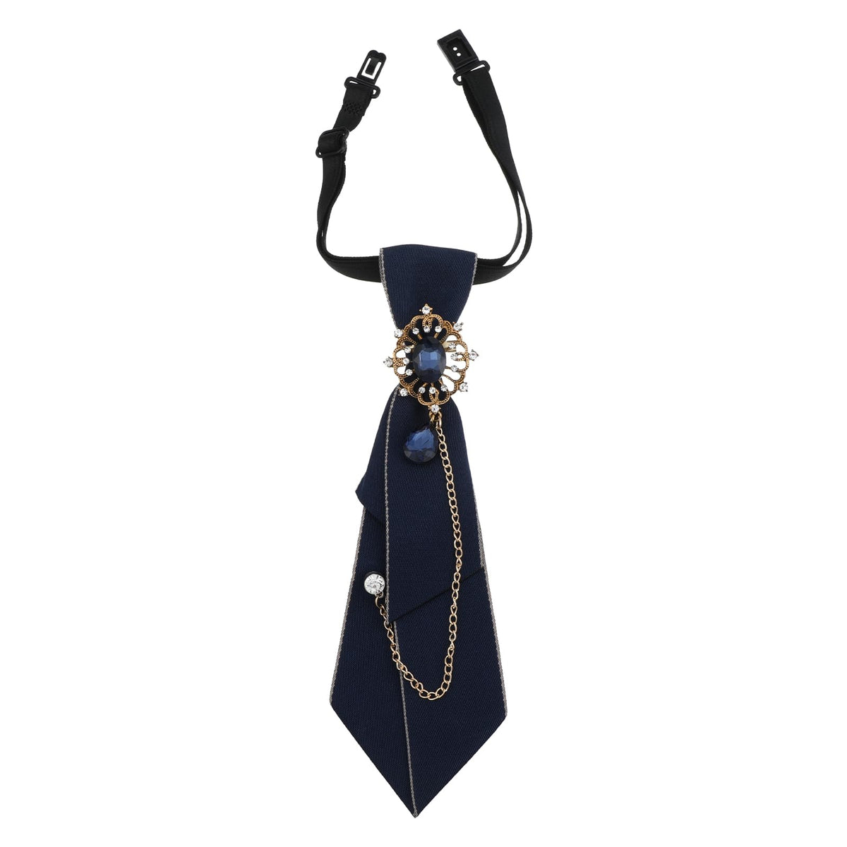 ZAHESIDS Adjustable Ties for Women Bow Tie Pre-Tied Neck Tie